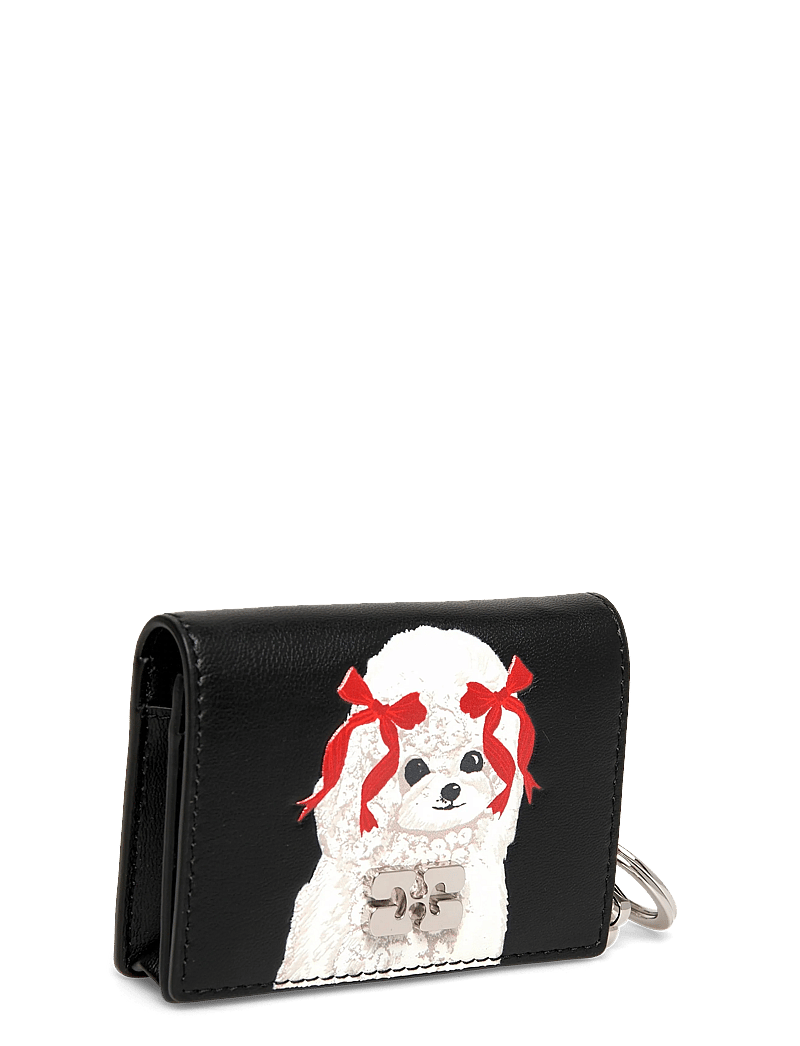 Ganni - Dog Appliqué Card Holder - kaarditaskud - multicolored - 2