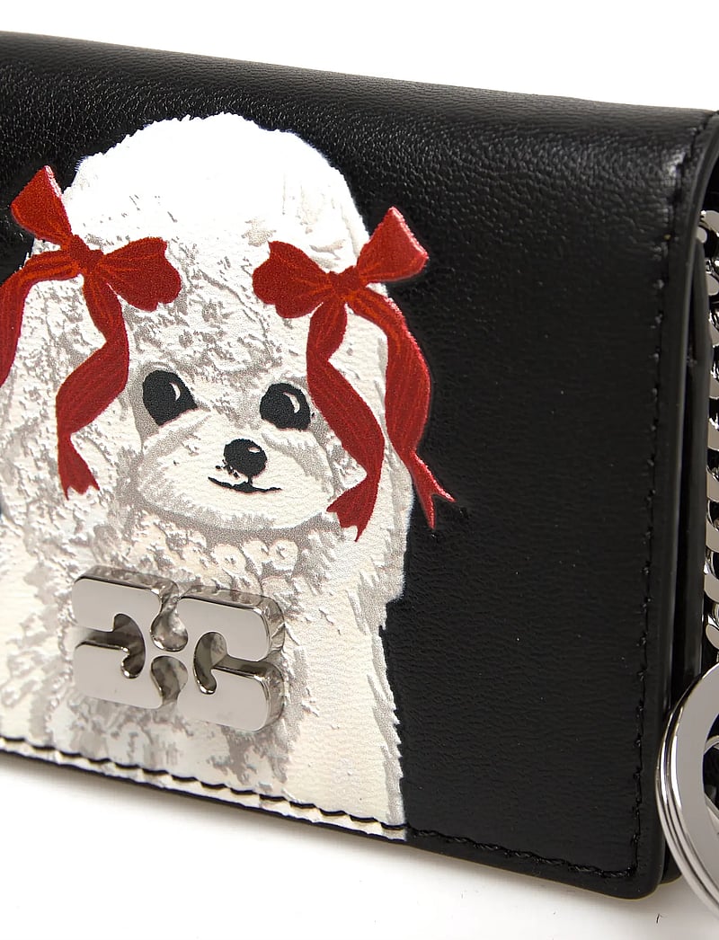 Ganni - Dog Appliqué Card Holder - kaarditaskud - multicolored - 4