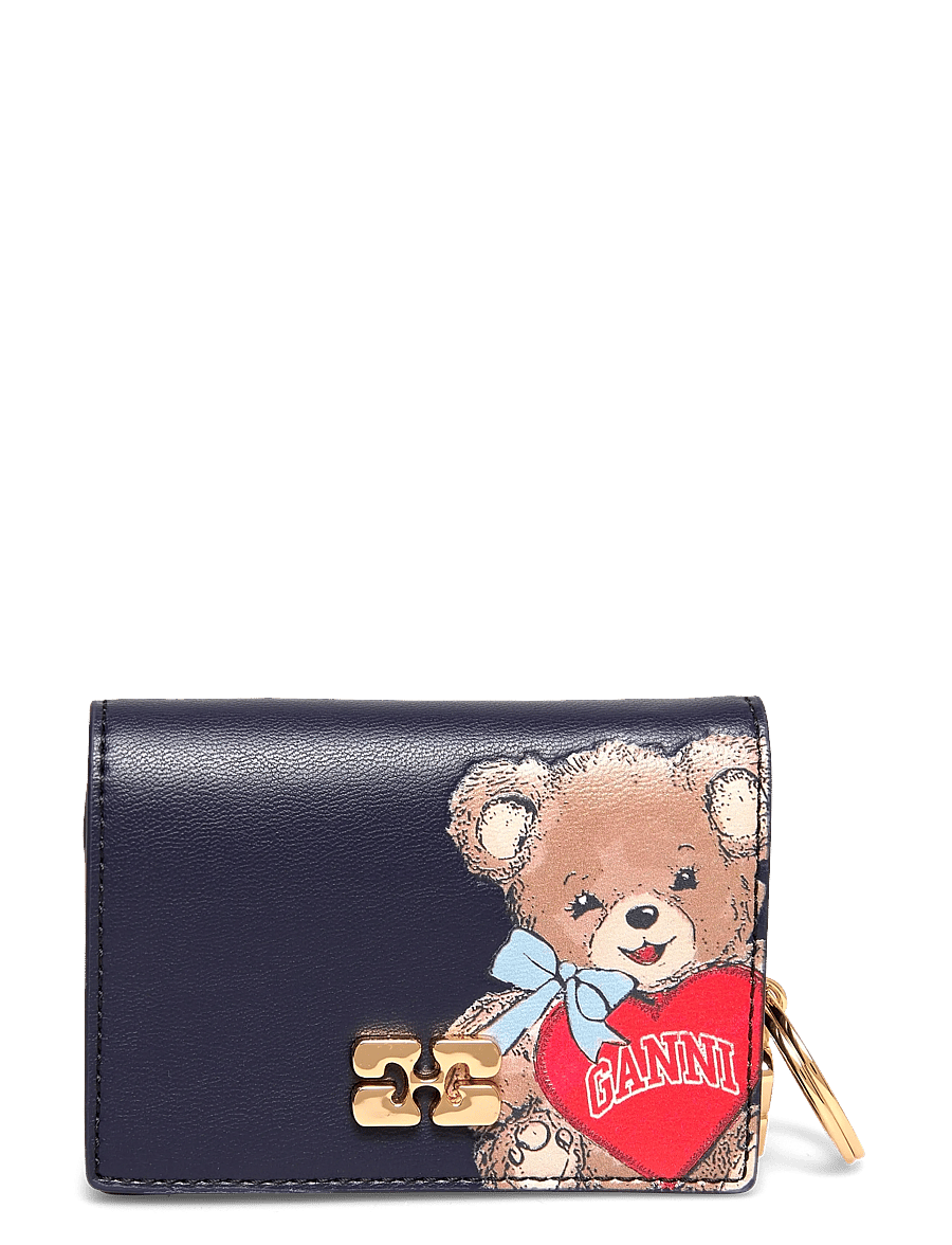 Ganni - Eco leather card holder - rahakotid - multicolored - 0