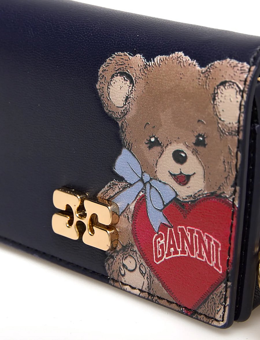 Ganni - Eco leather card holder - rahakotid - multicolored - 4
