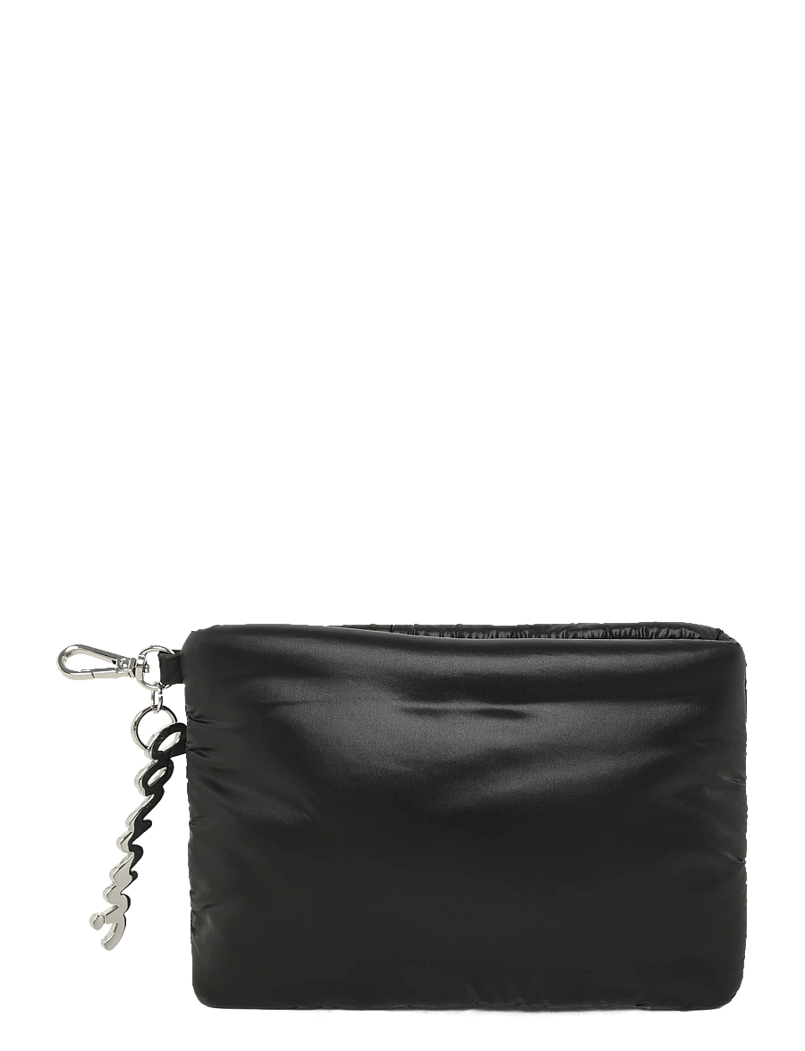 Ganni - Quilted Chain Purse - black - 0