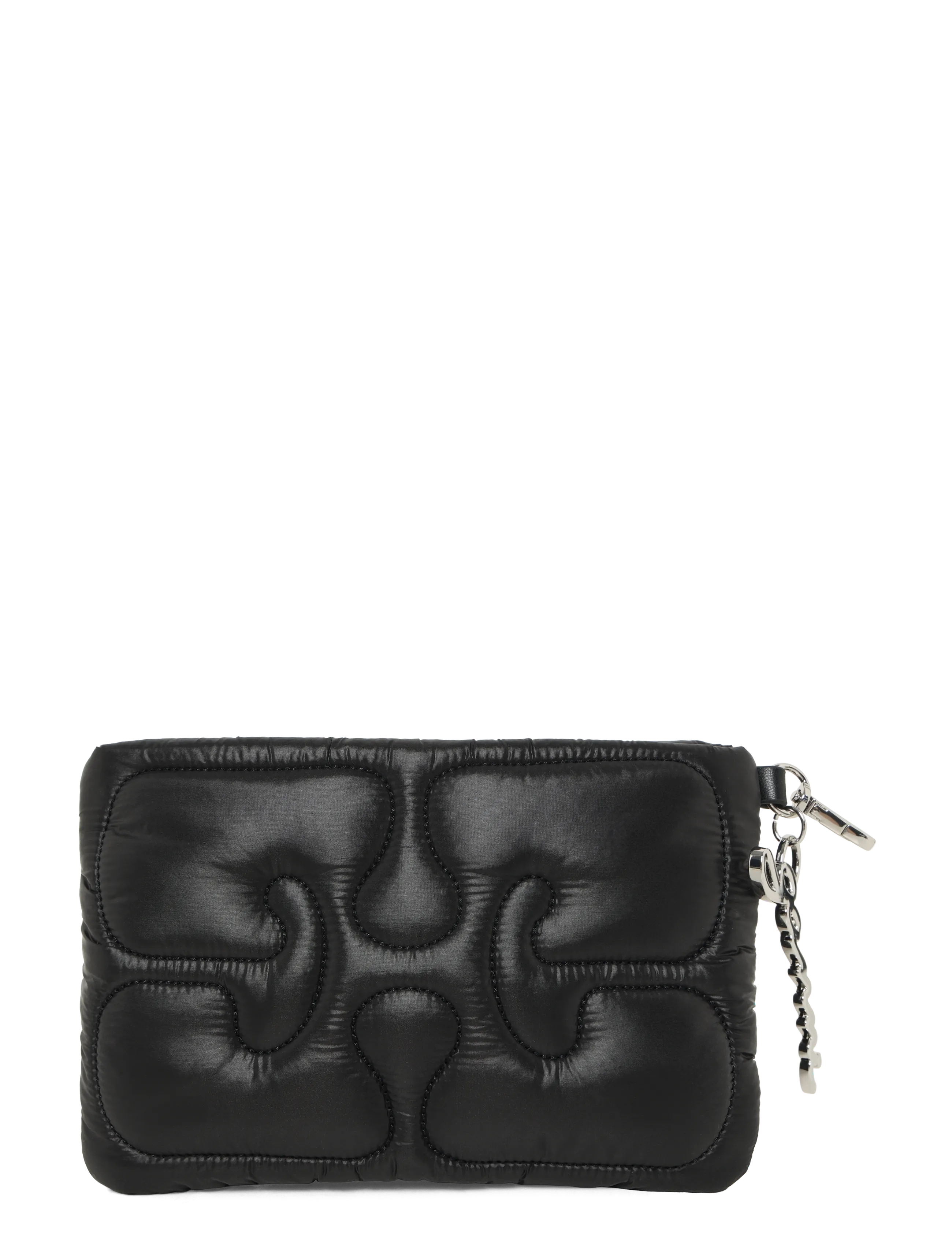Ganni - Quilted Chain Purse - black - 1