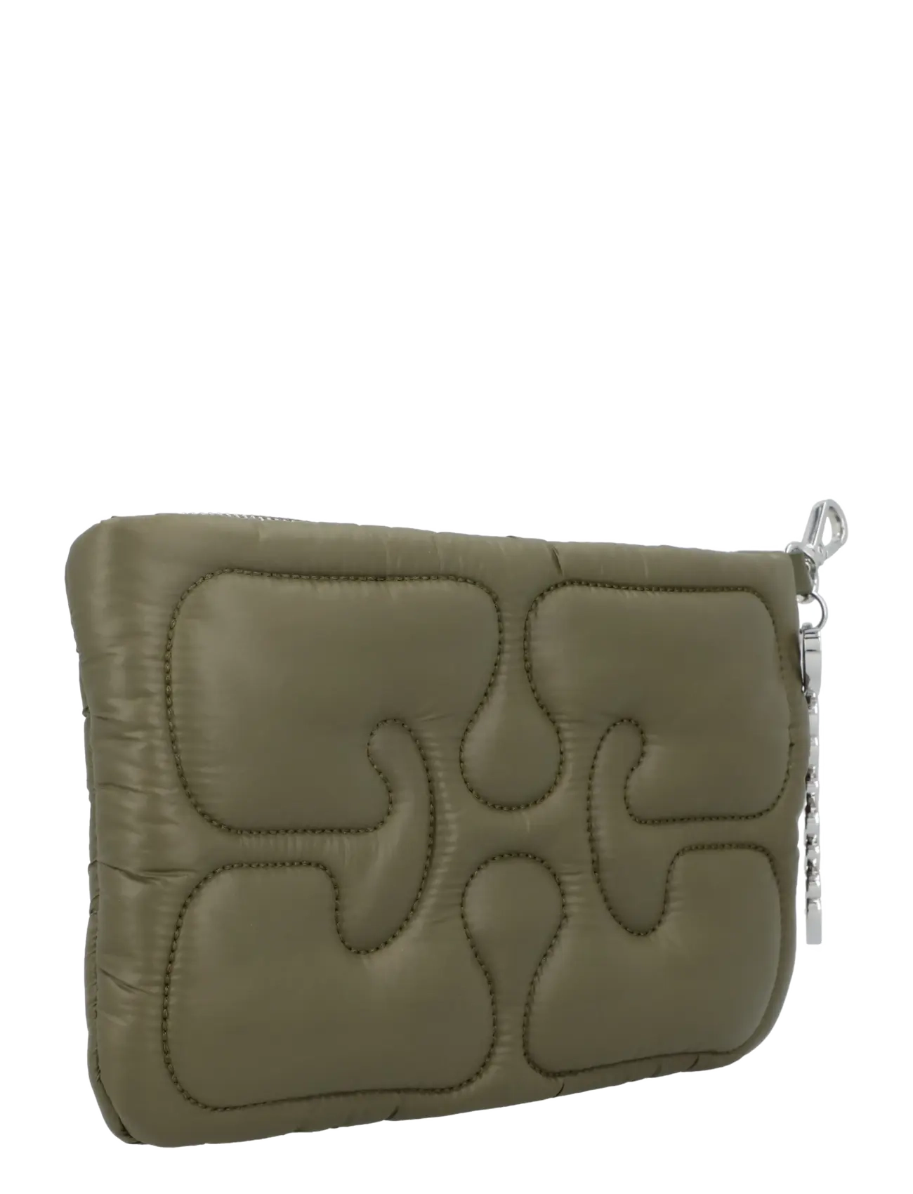 Ganni - Quilted Chain Purse - besondere anlässe - green - 1