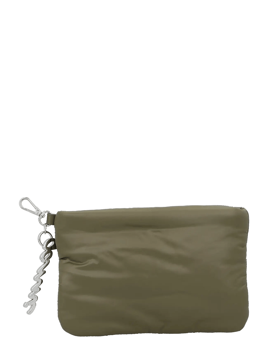 Ganni - Quilted Chain Purse - besondere anlässe - green - 2