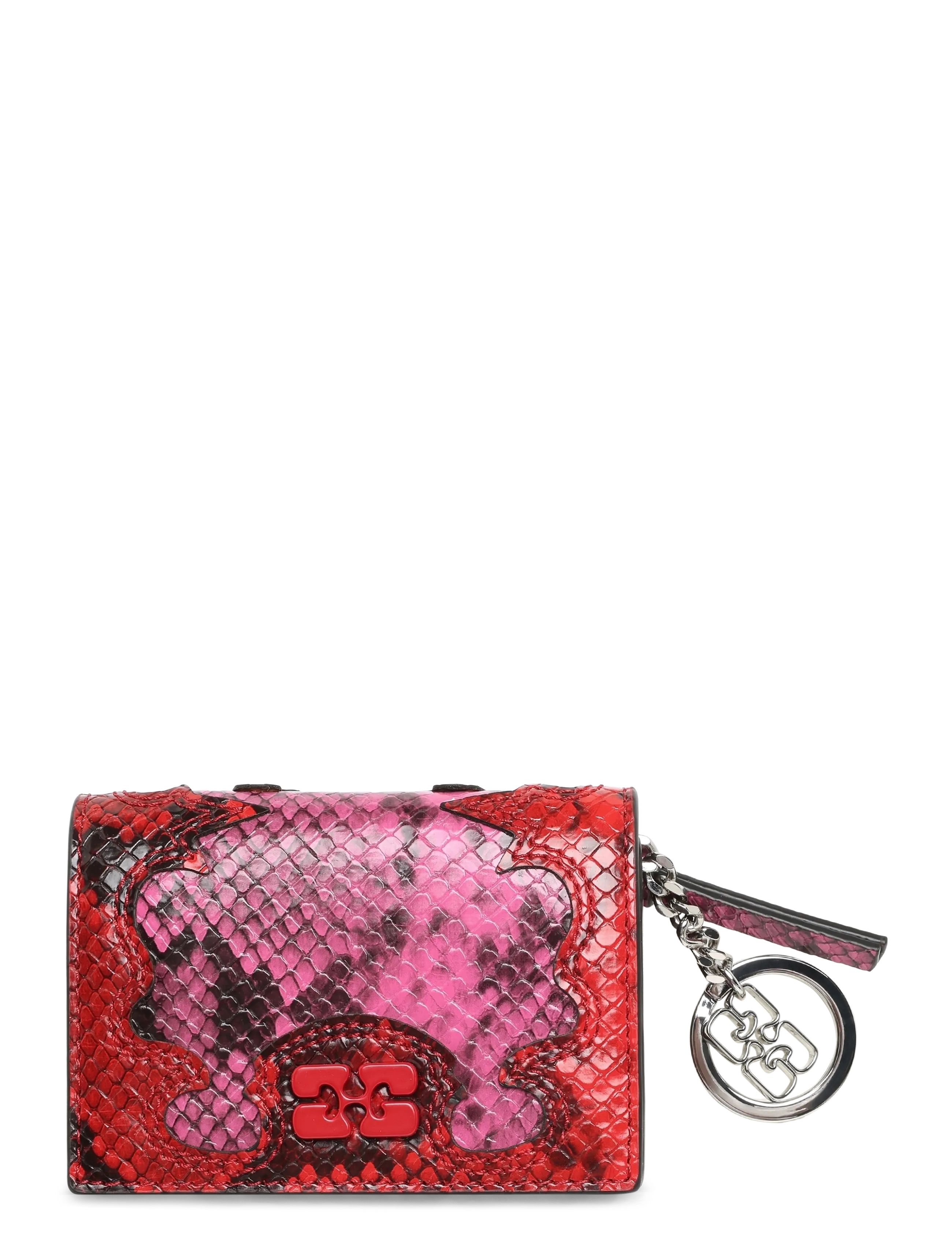 Ganni Bou Card Holder, One Size, Holders & Wallets, Rosa - Frauen
