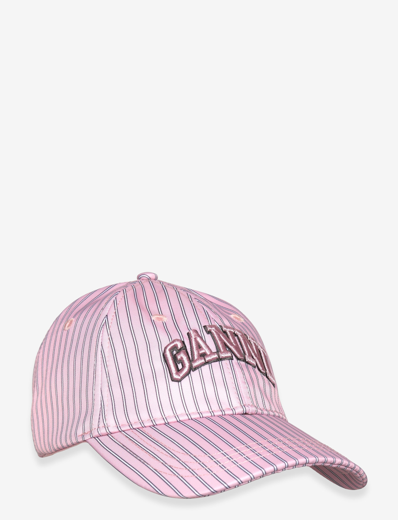 Ganni - Pink printed logo baseball cap - pink - 0