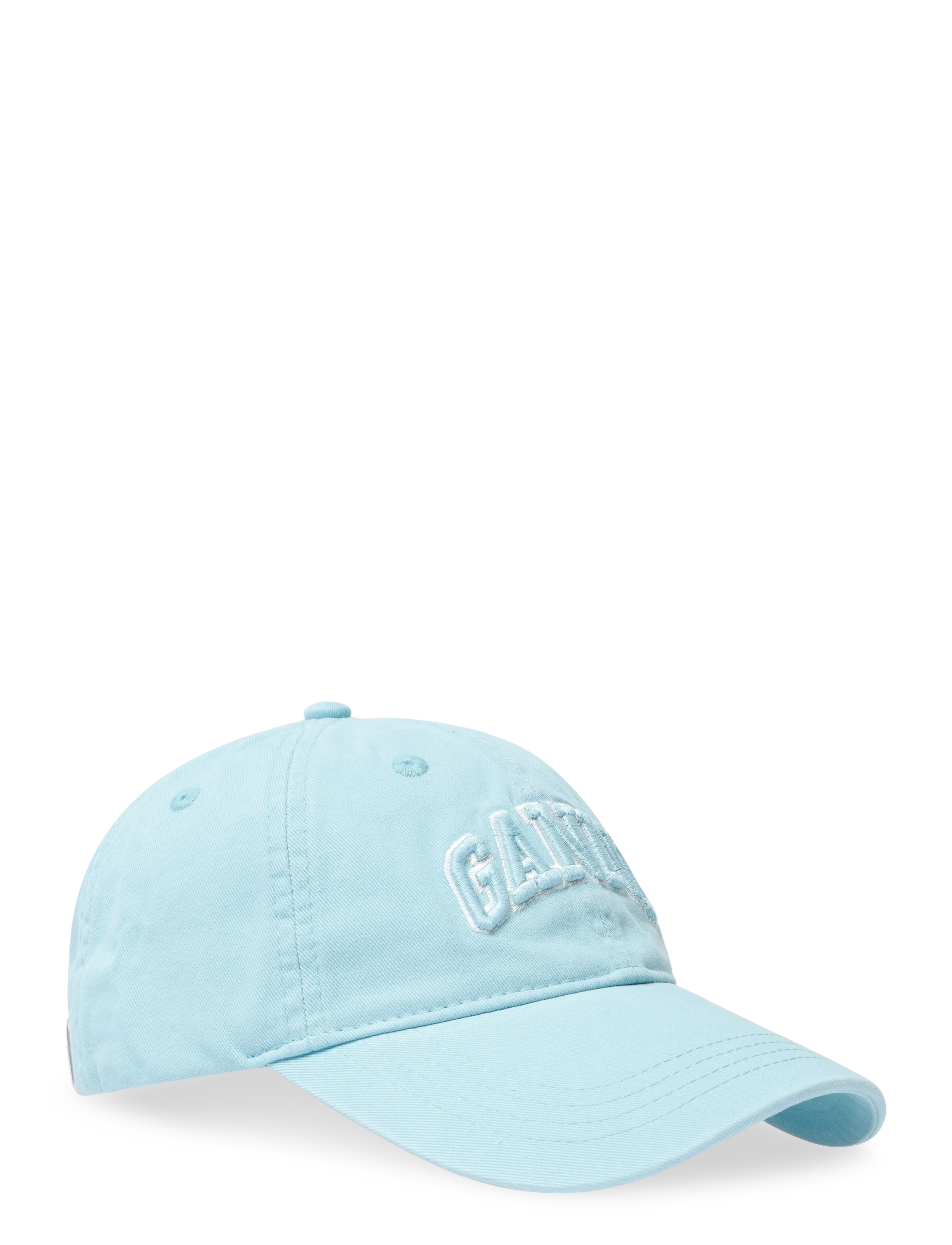 Ganni Washed cotton cap - Aksessuaarid - BLUE / blue