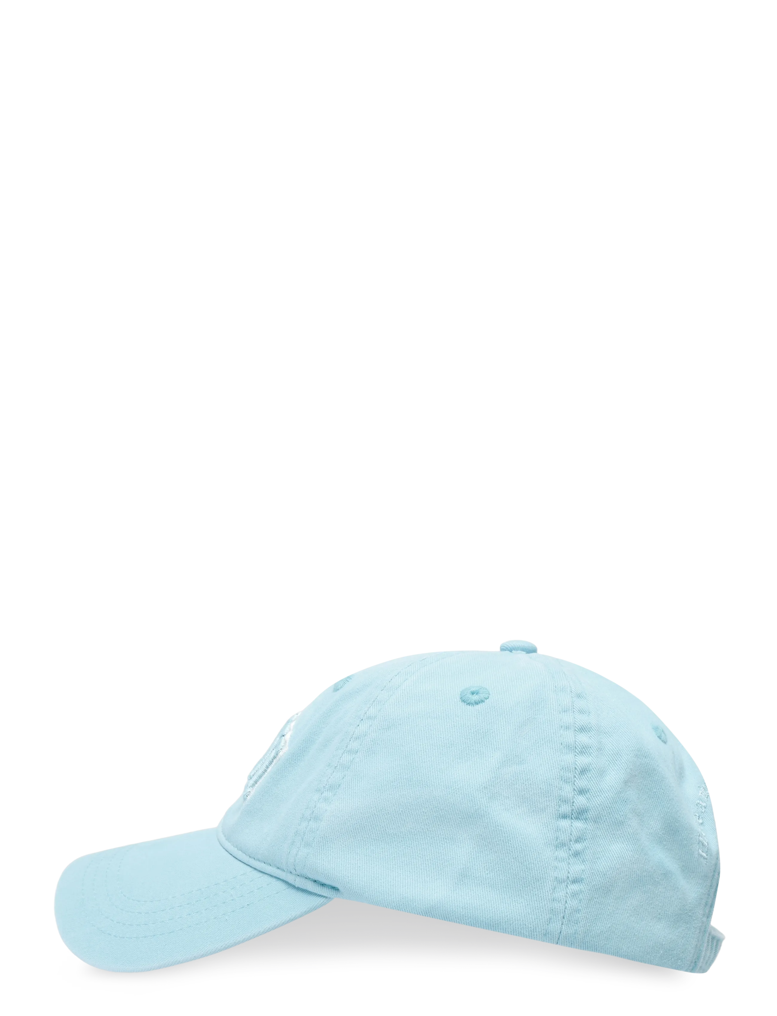 Ganni - Washed cotton cap - nokamütsid - blue - 2