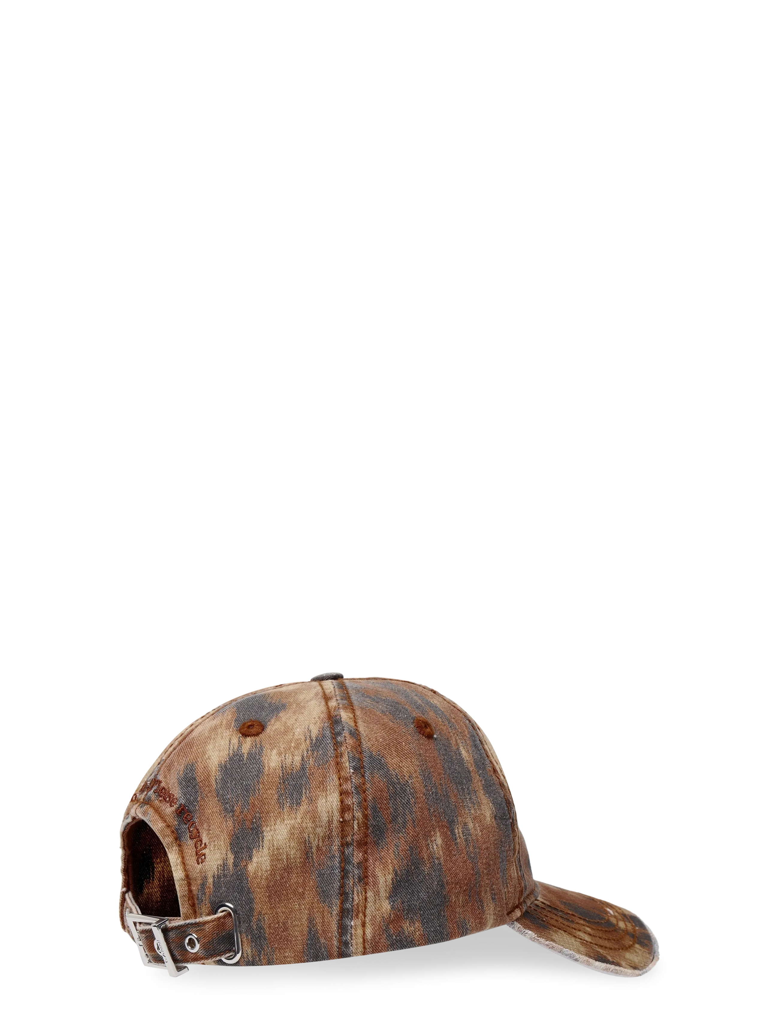 Ganni - Washed Cotton Print Canvas Cap - multicolored - 1