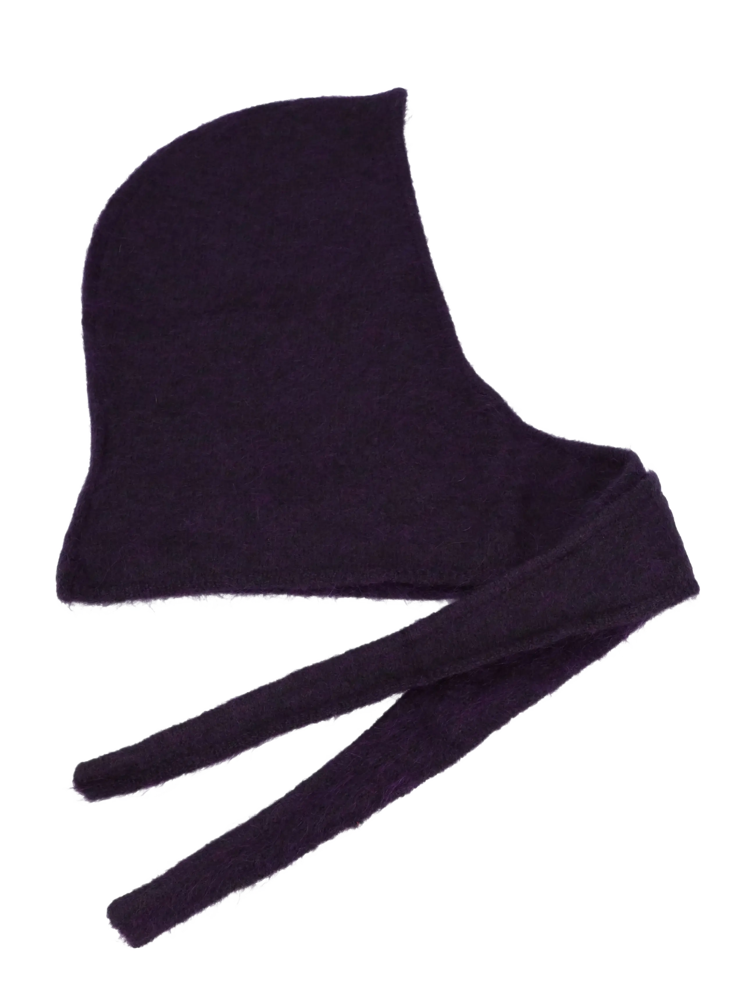 Ganni Brushed Mohair Balaclava - Sturmhauben - PURPLE / purple