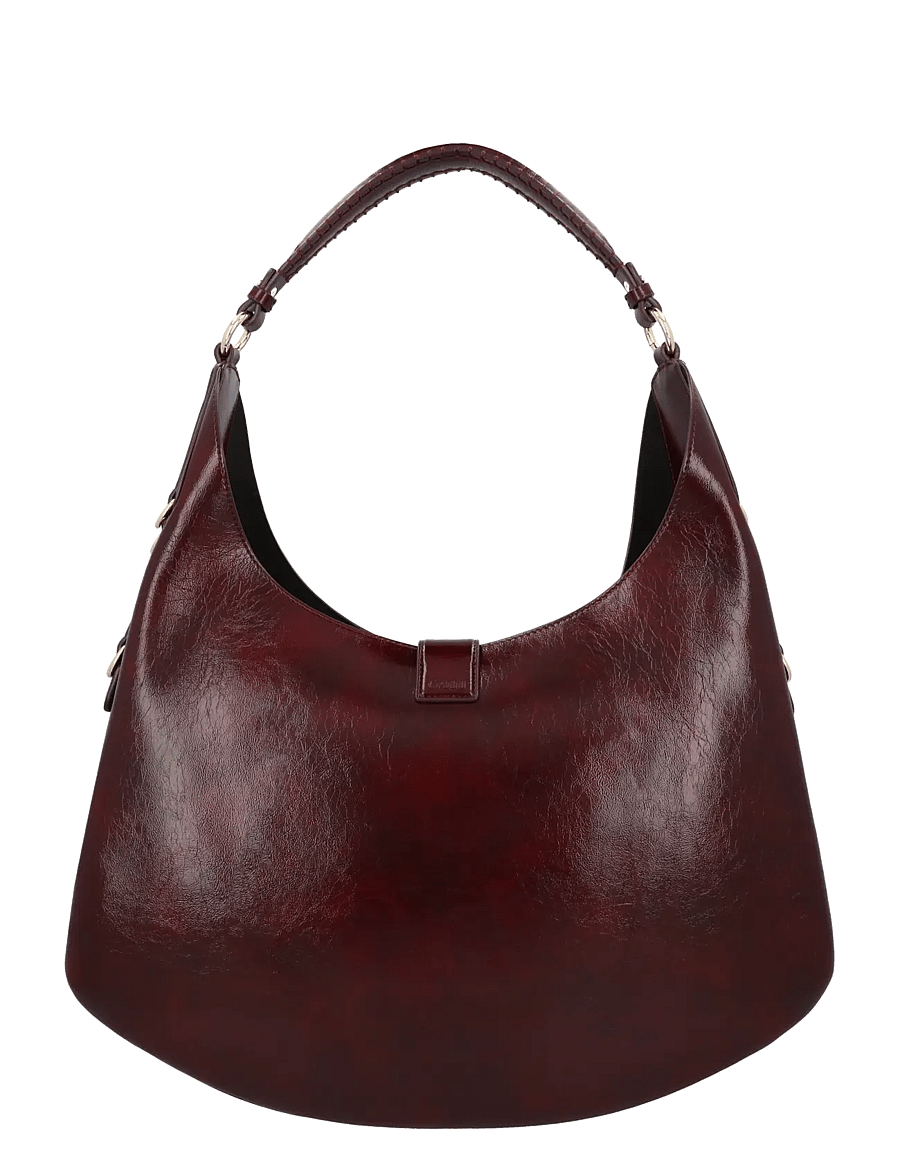 Ganni - Kat Large Deep Shine Bag - red - 1