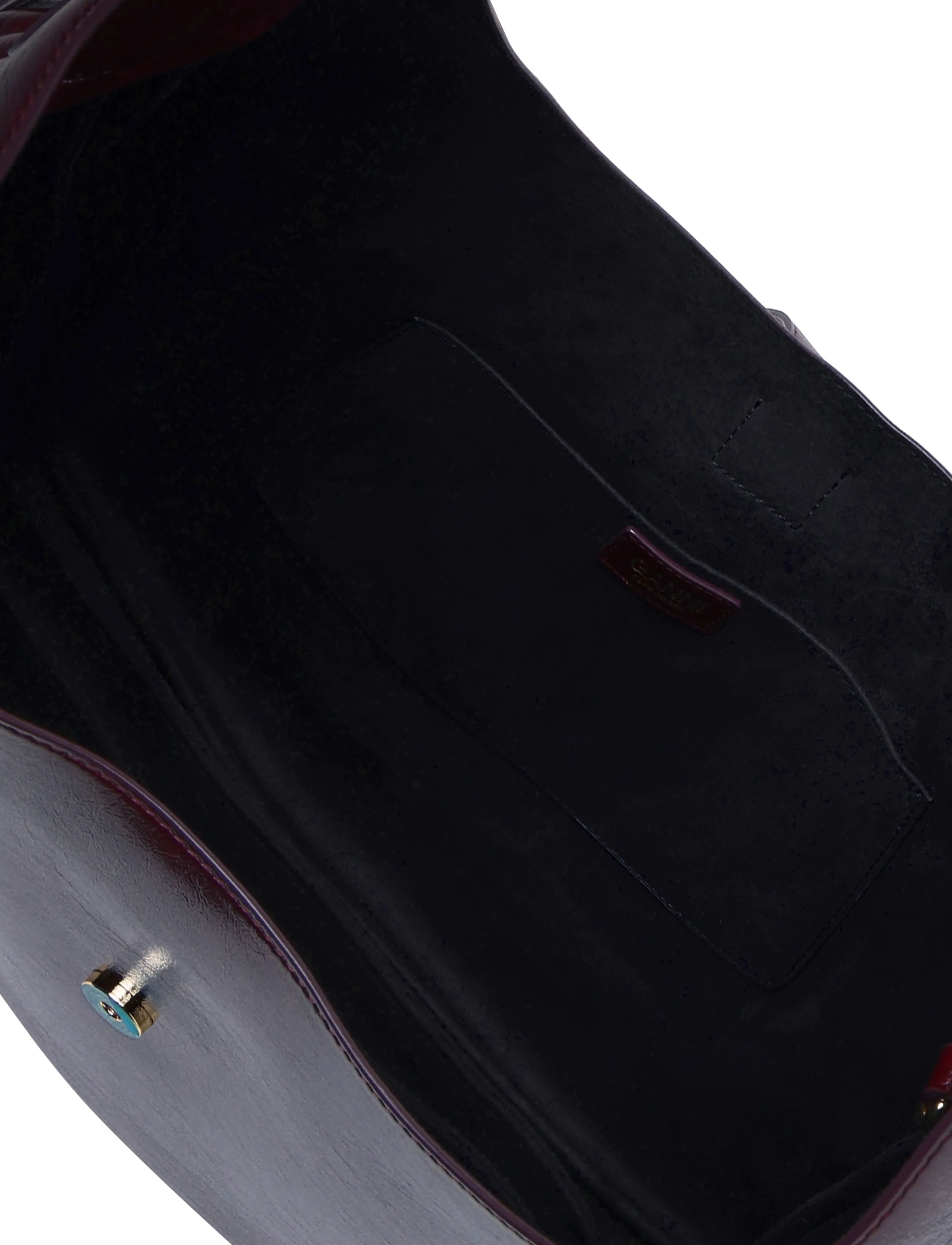Ganni - Kat Large Deep Shine Bag - red - 3