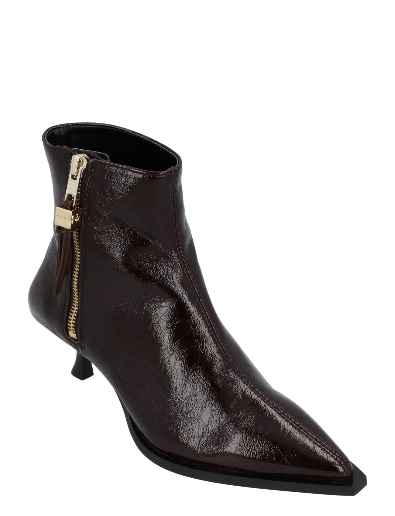 Ganni Ana Ankle Boot Deep Vintage - Stiefel - BROWN / brown