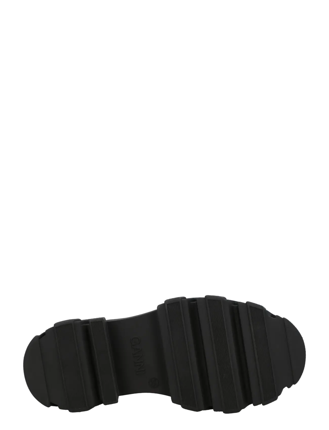 Ganni - Boots Cleated High Canvas Trail - kniehohe stiefel - black - 2