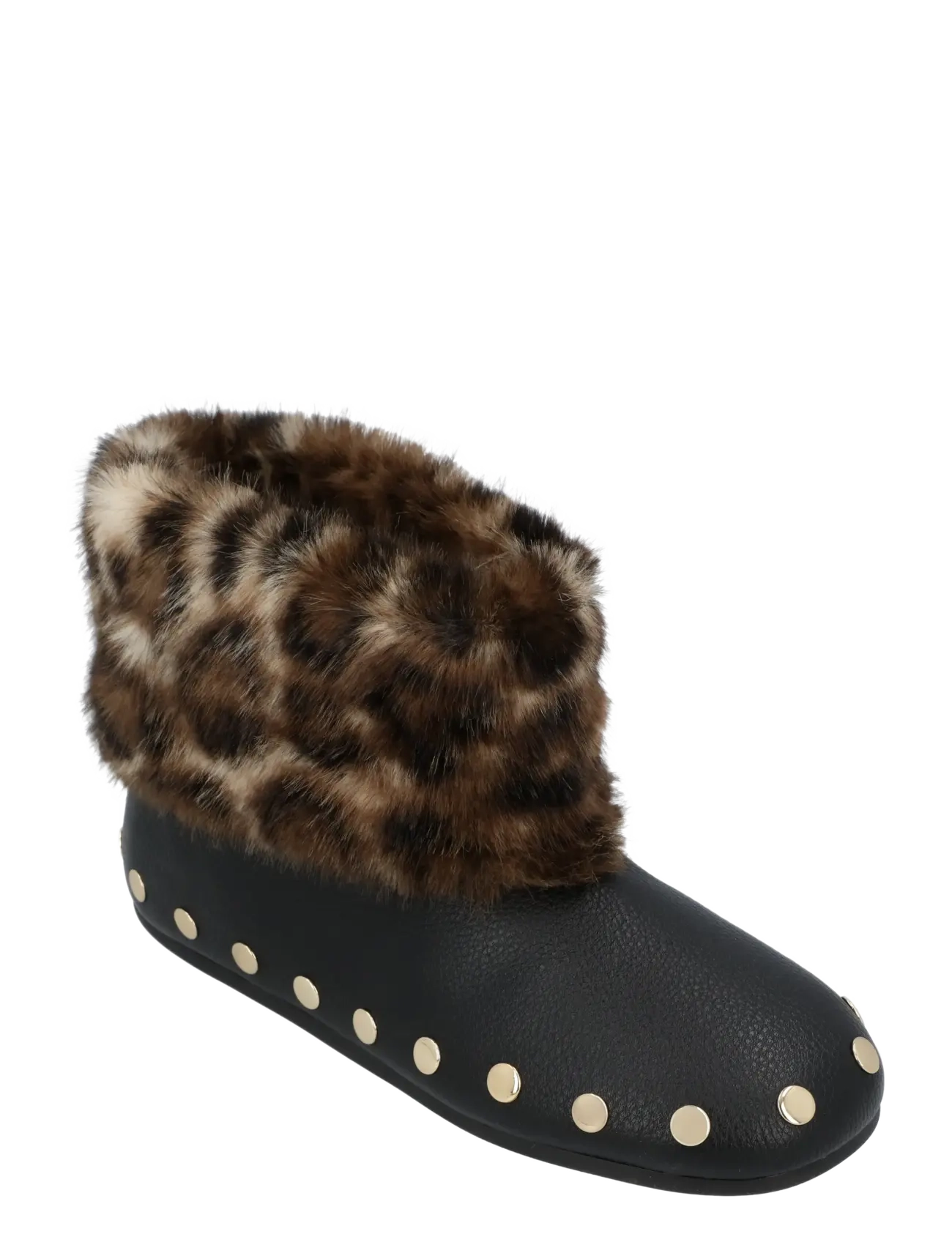 Ganni Jenny Low Fur Boots - Stiefel - BLACK / black