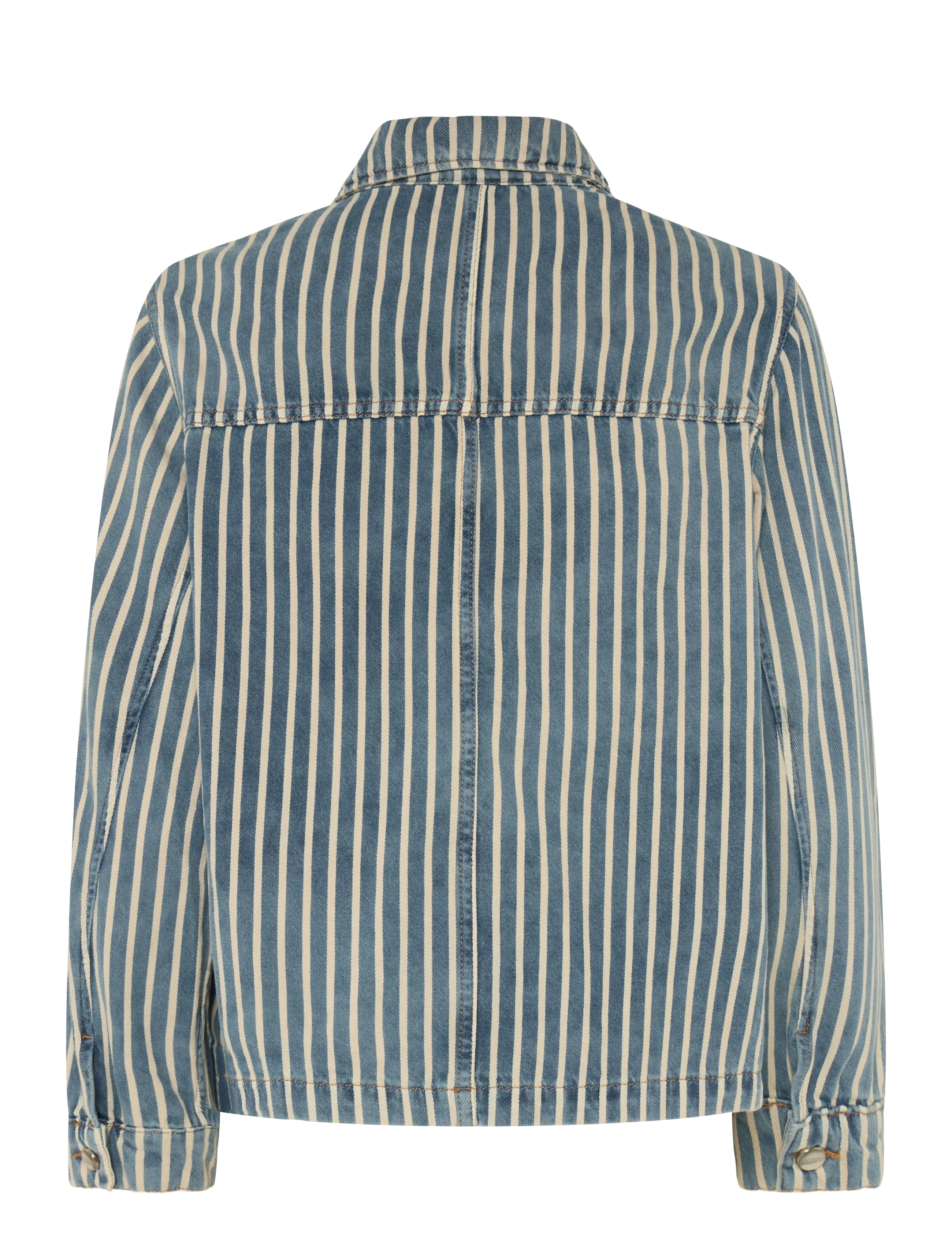 Ganni - Soft Chambray Denim Jacket - frühlingsjacken - blue - 2