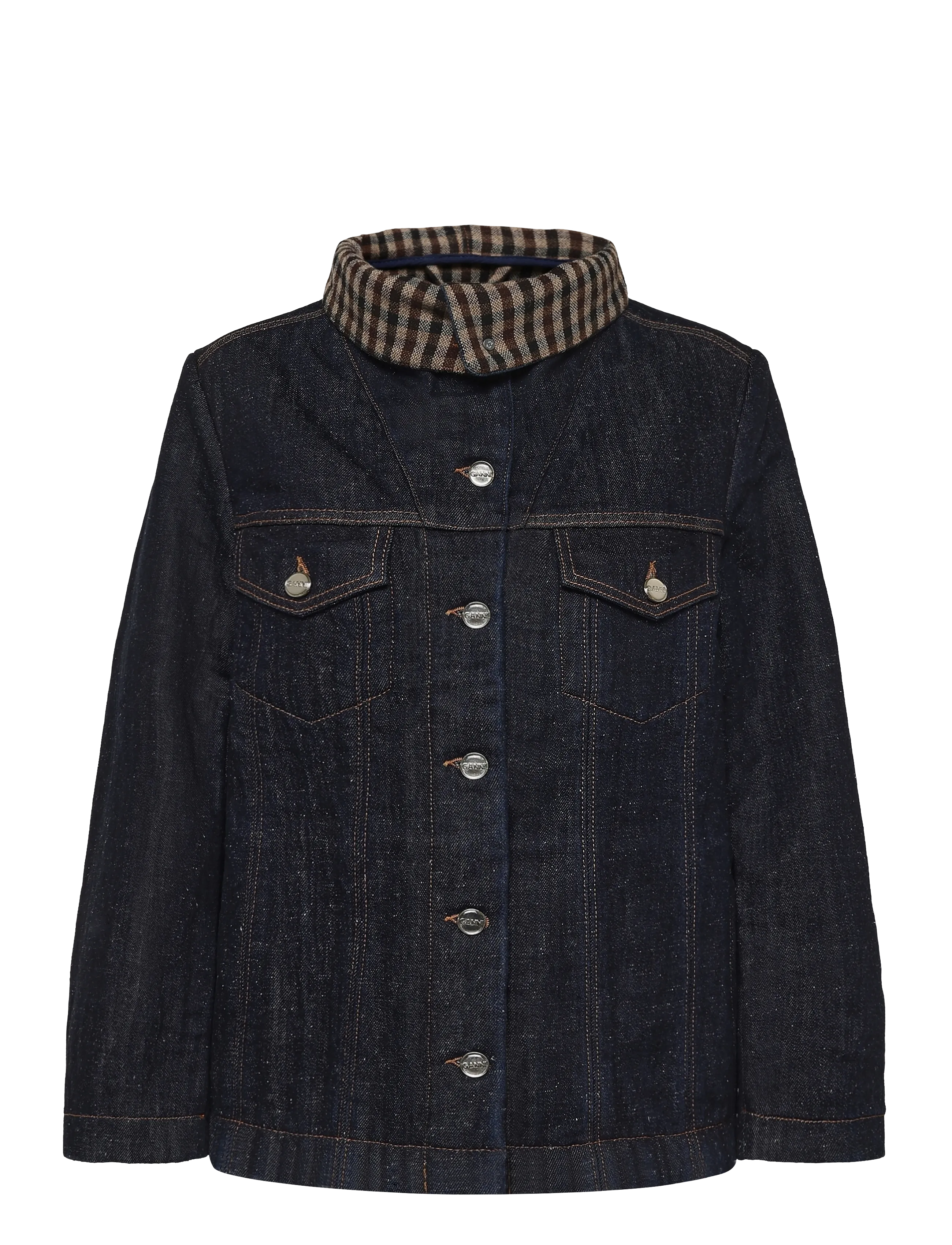 Ganni Neppy Denim Bonded Jacket - Joped ja mantlid - BLUE / blue