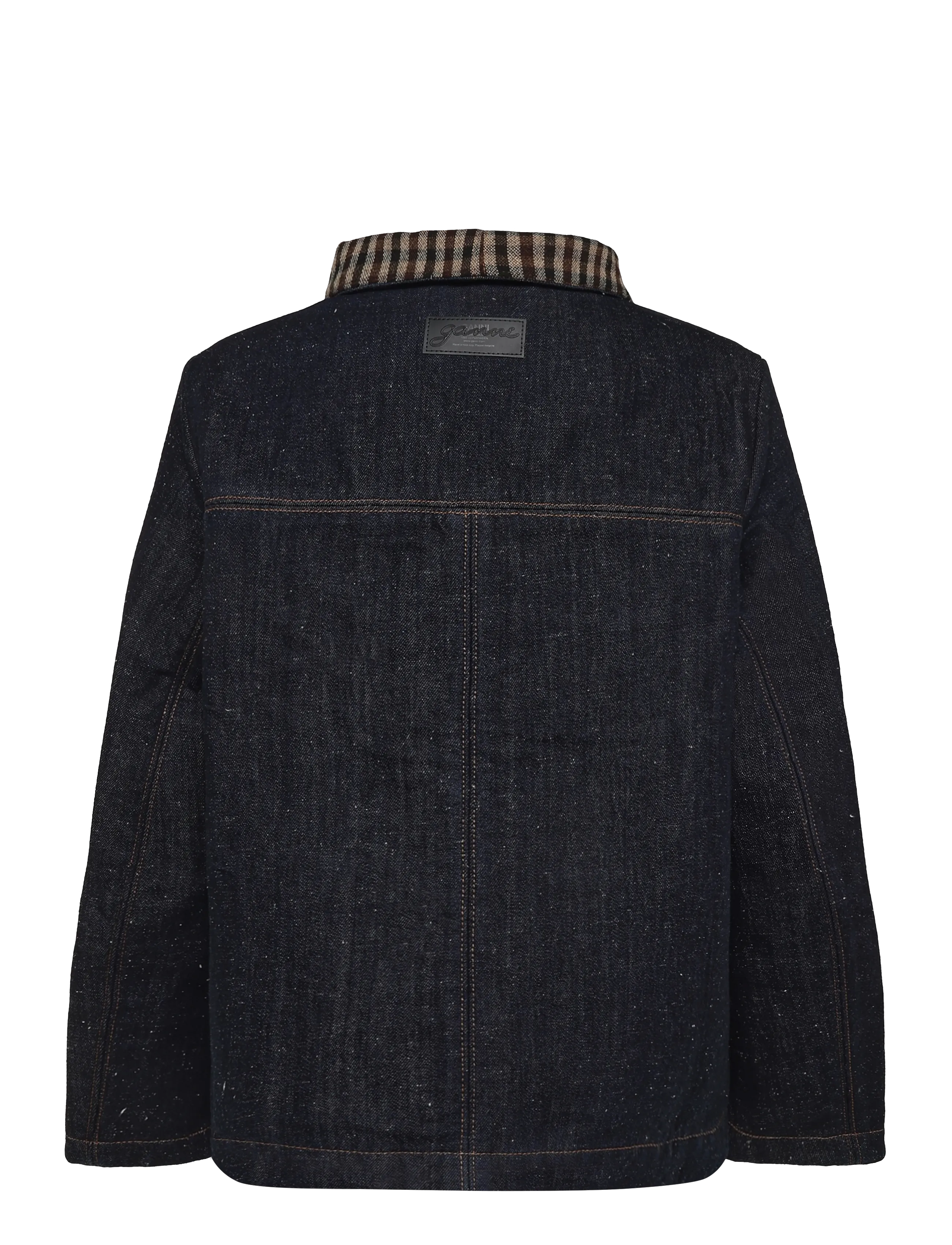 Ganni - Neppy Denim Bonded Jacket - blue - 2