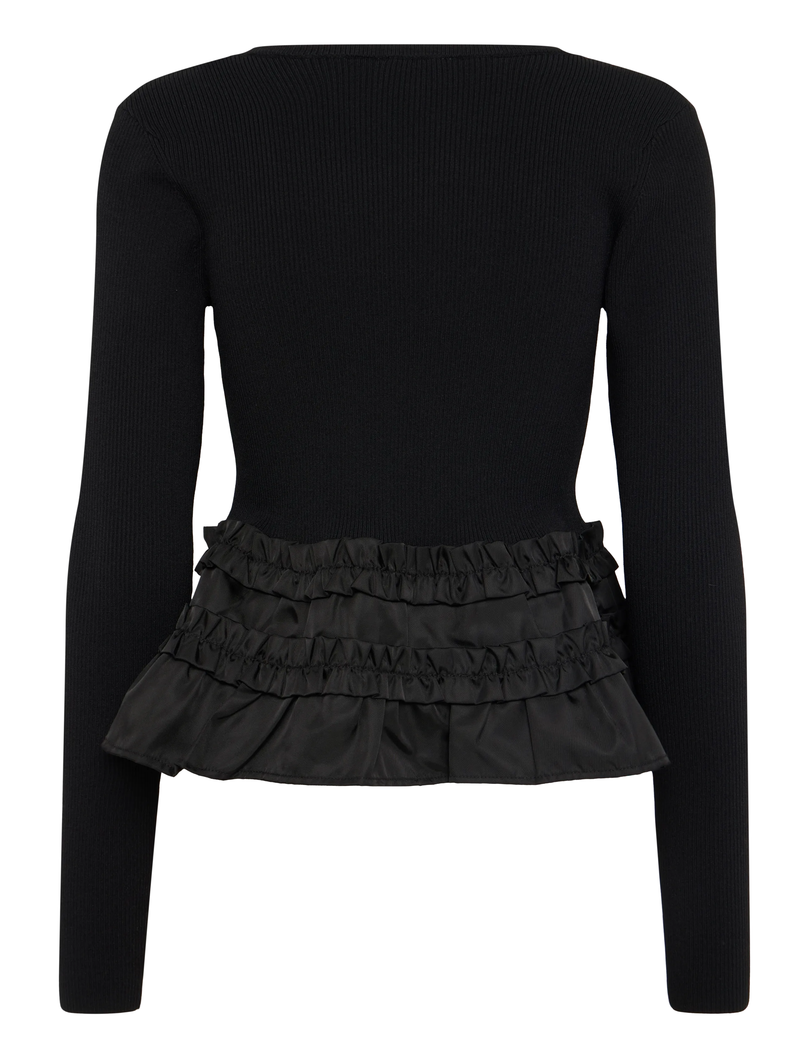 Ganni - Tie String Vest - crop tops - black - 1