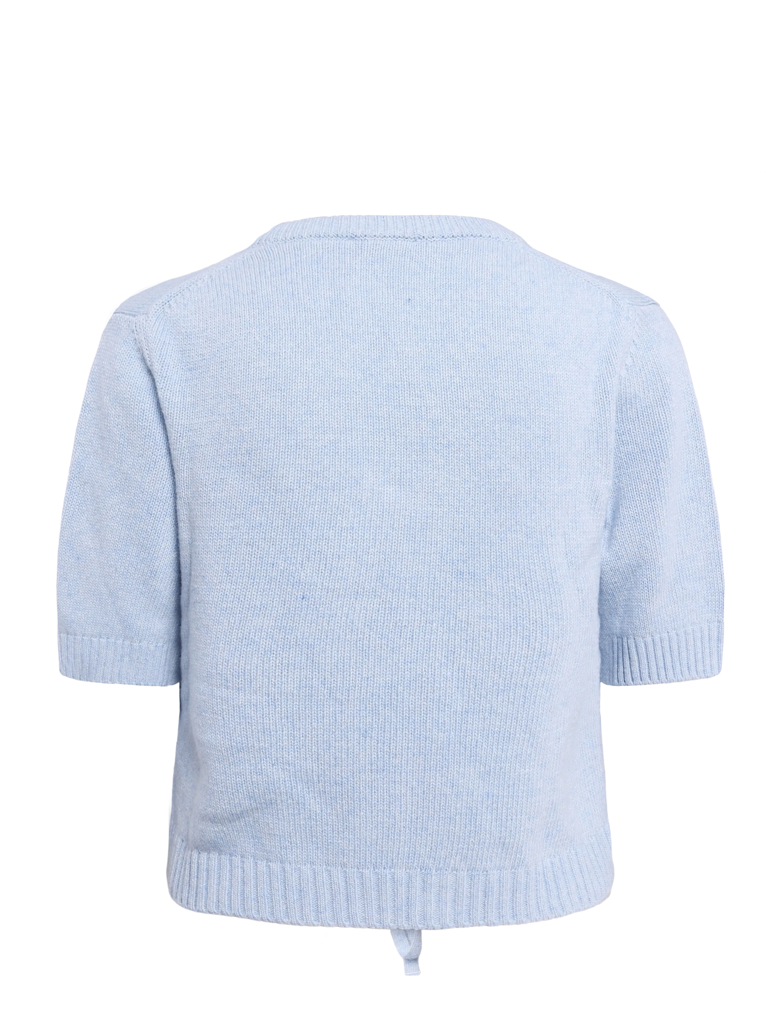Ganni - Blue Future Wool Blend Cardigan - blue - 1