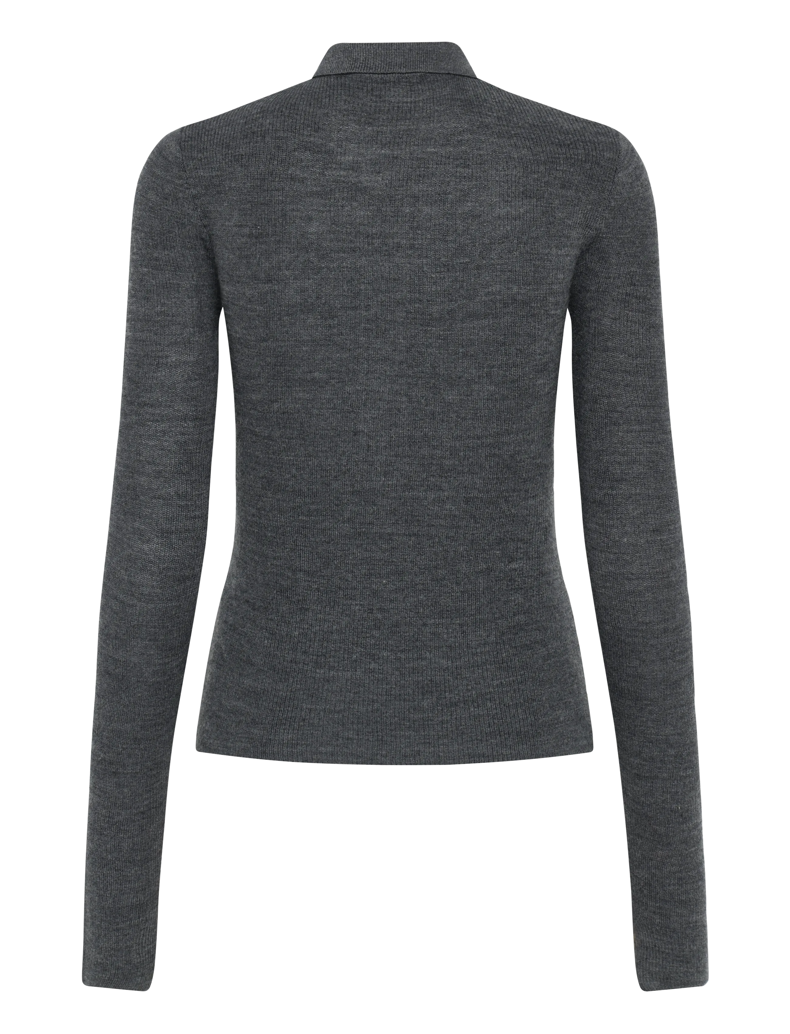 Ganni - Paloma Merino Jacquard Polo Top - multicolored - 1