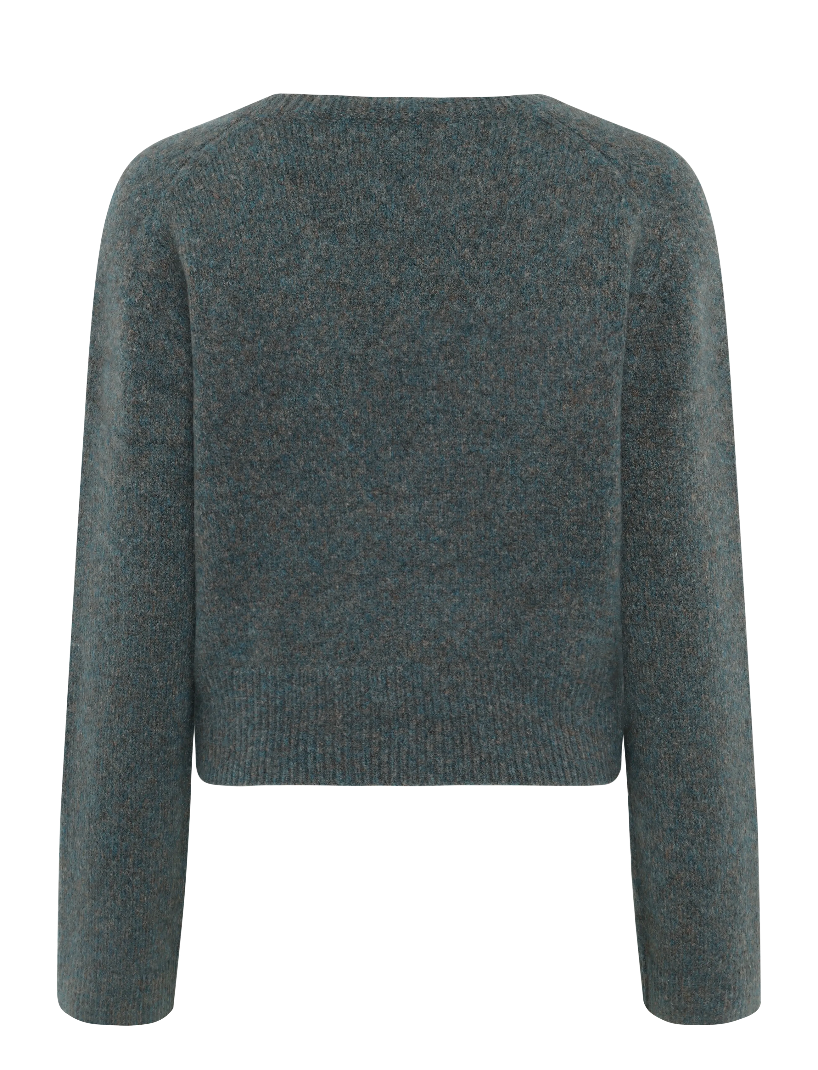 Ganni - V Neck Jumper - blue - 1