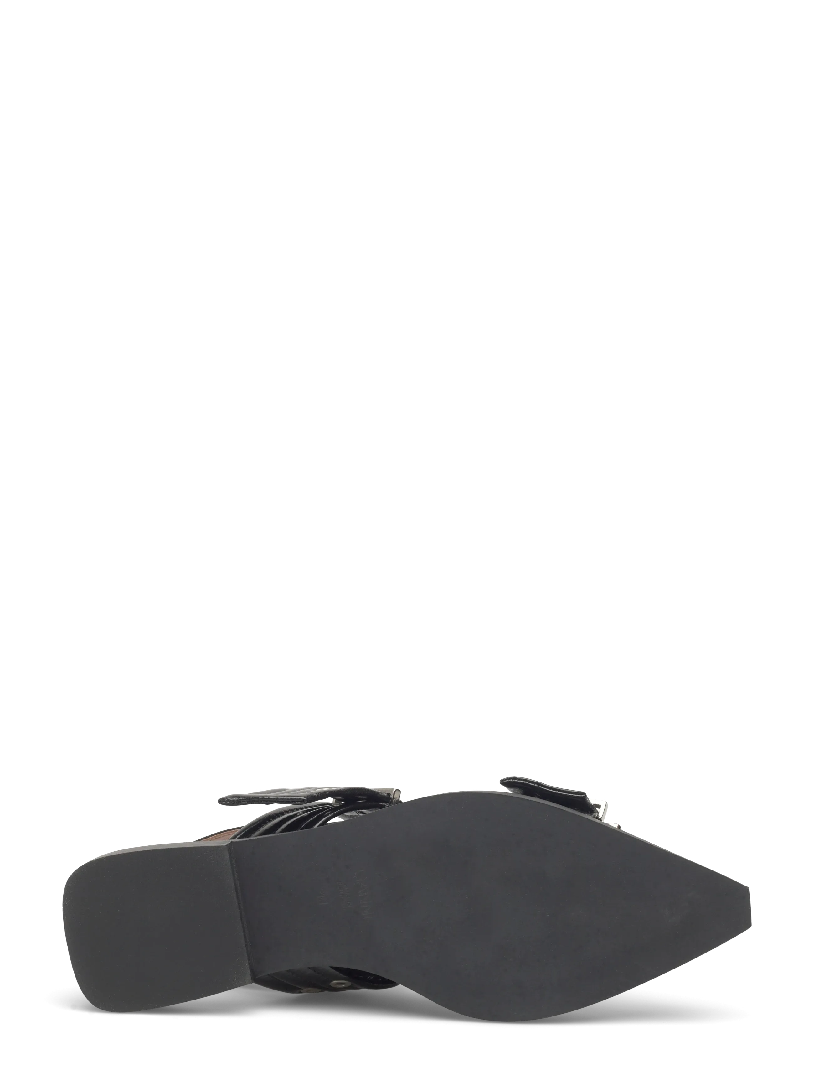 Ganni - Feminine Buckle Ballerinas - besondere anlässe - black - 4