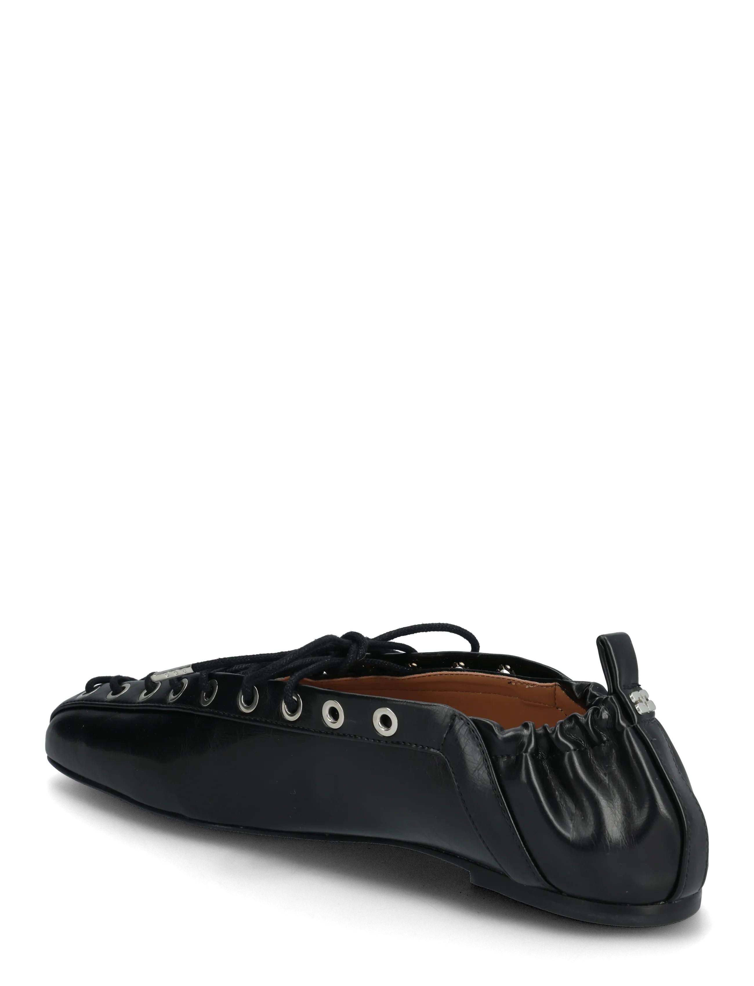 Ganni - Lace-Up Ballerinas - besondere anlässe - black - 1