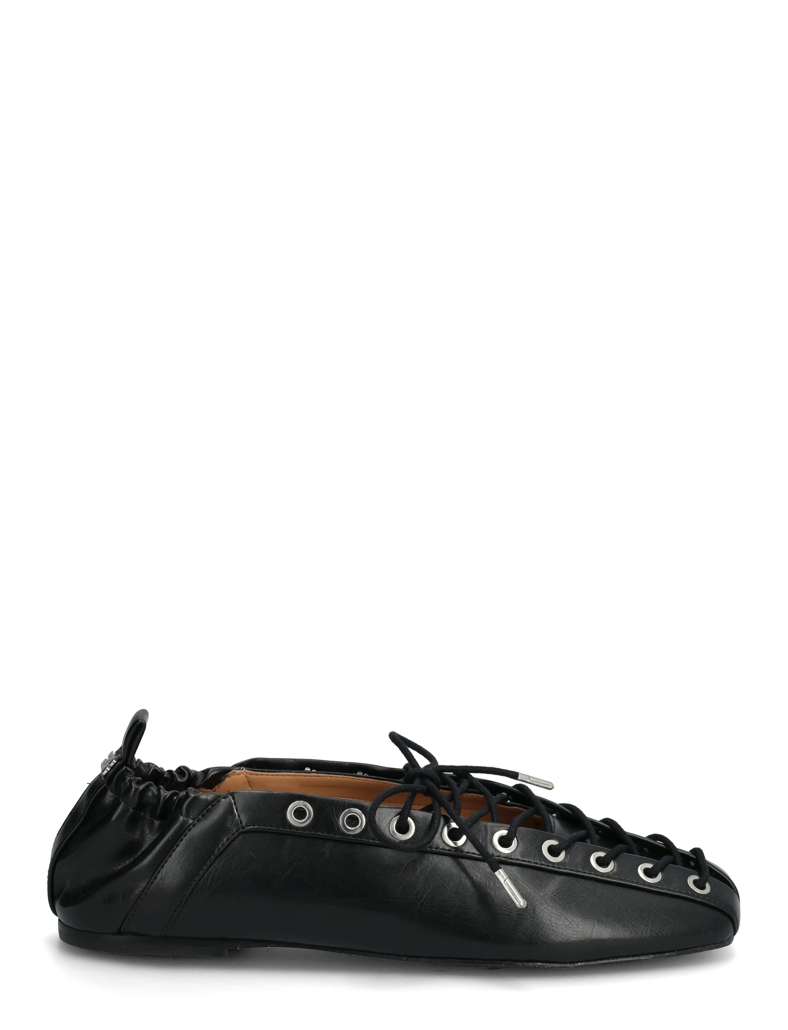 Ganni - Lace-Up Ballerinas - besondere anlässe - black - 2