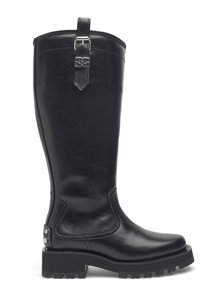 Ganni - Knee-high boots - kniehohe stiefel - black - 1