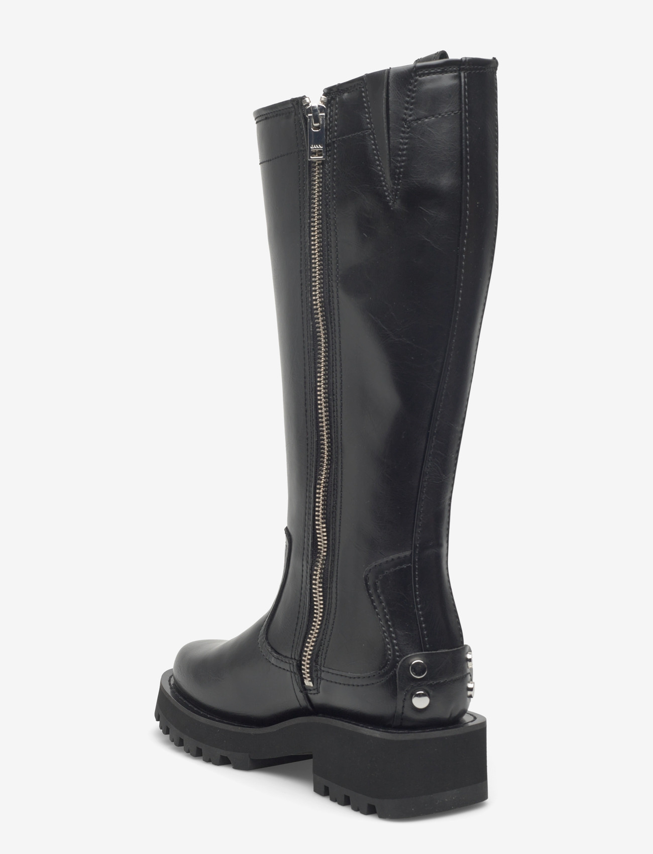 Ganni - Knee-high boots - langskaftede støvler - black - 2