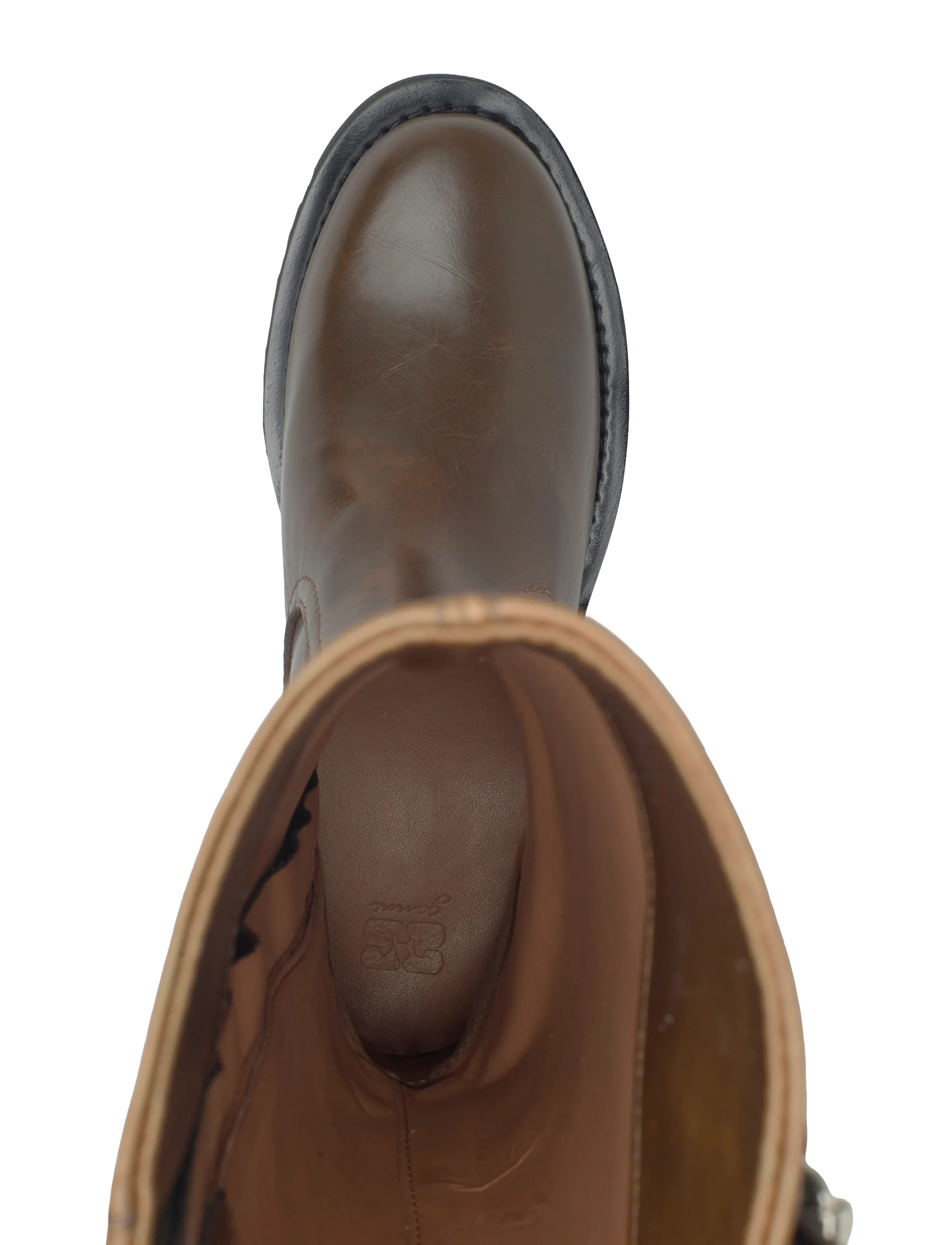 Studs High Boot Crinkle Oleatex 4