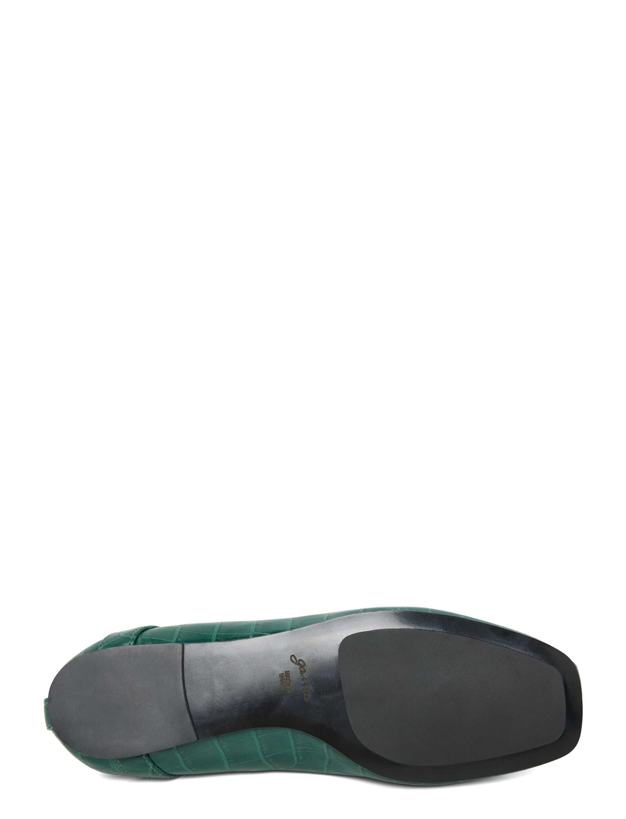 Ganni - Lace-Up Ballerinas - green - 4