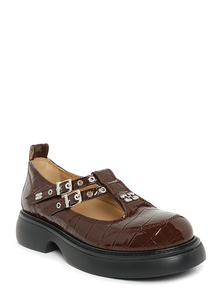 Ganni - Butterfly Loafers - besondere anlässe - brown - 0
