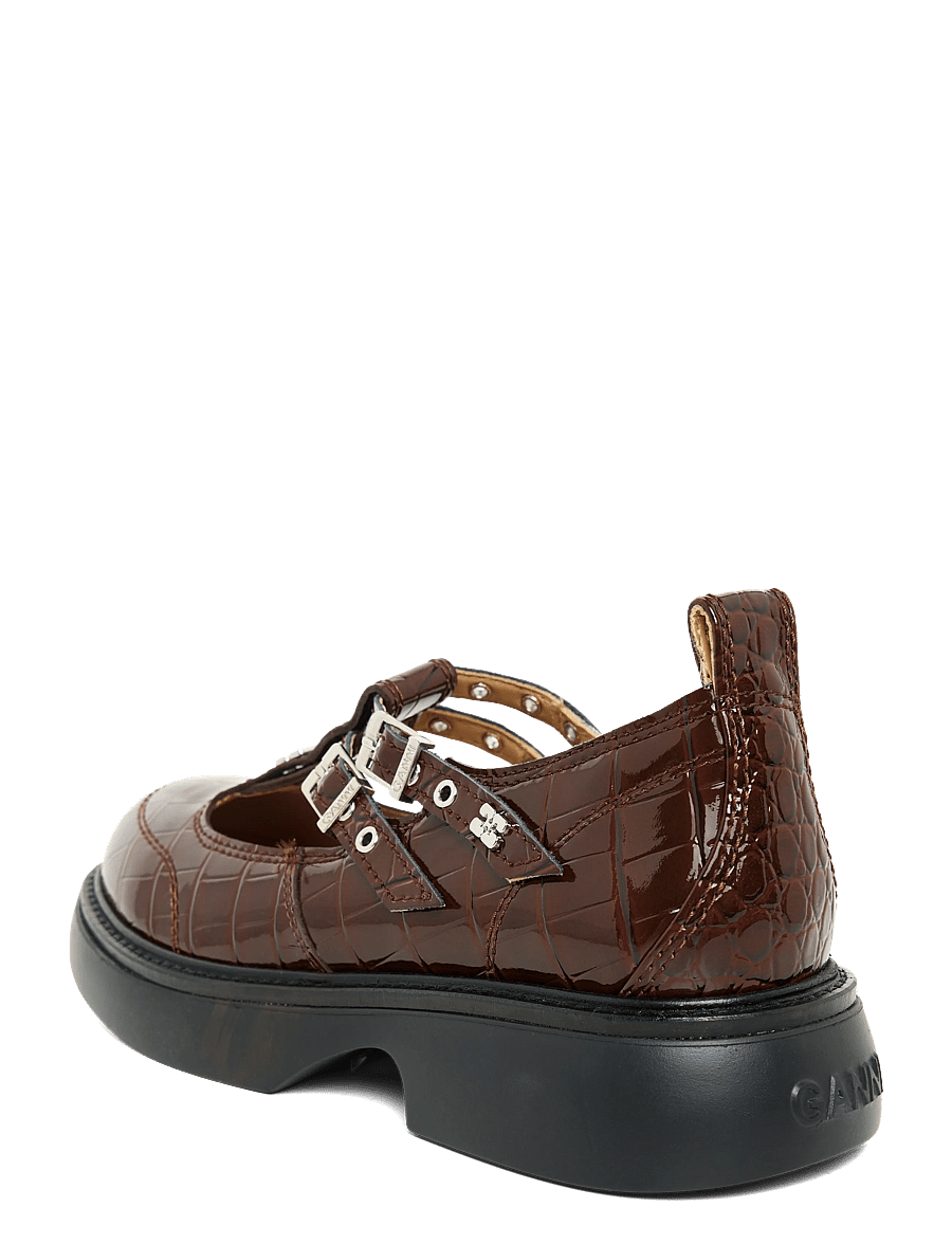 Ganni - Butterfly Loafers - besondere anlässe - brown - 1