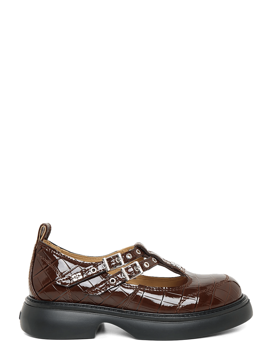 Ganni - Butterfly Loafers - besondere anlässe - brown - 2
