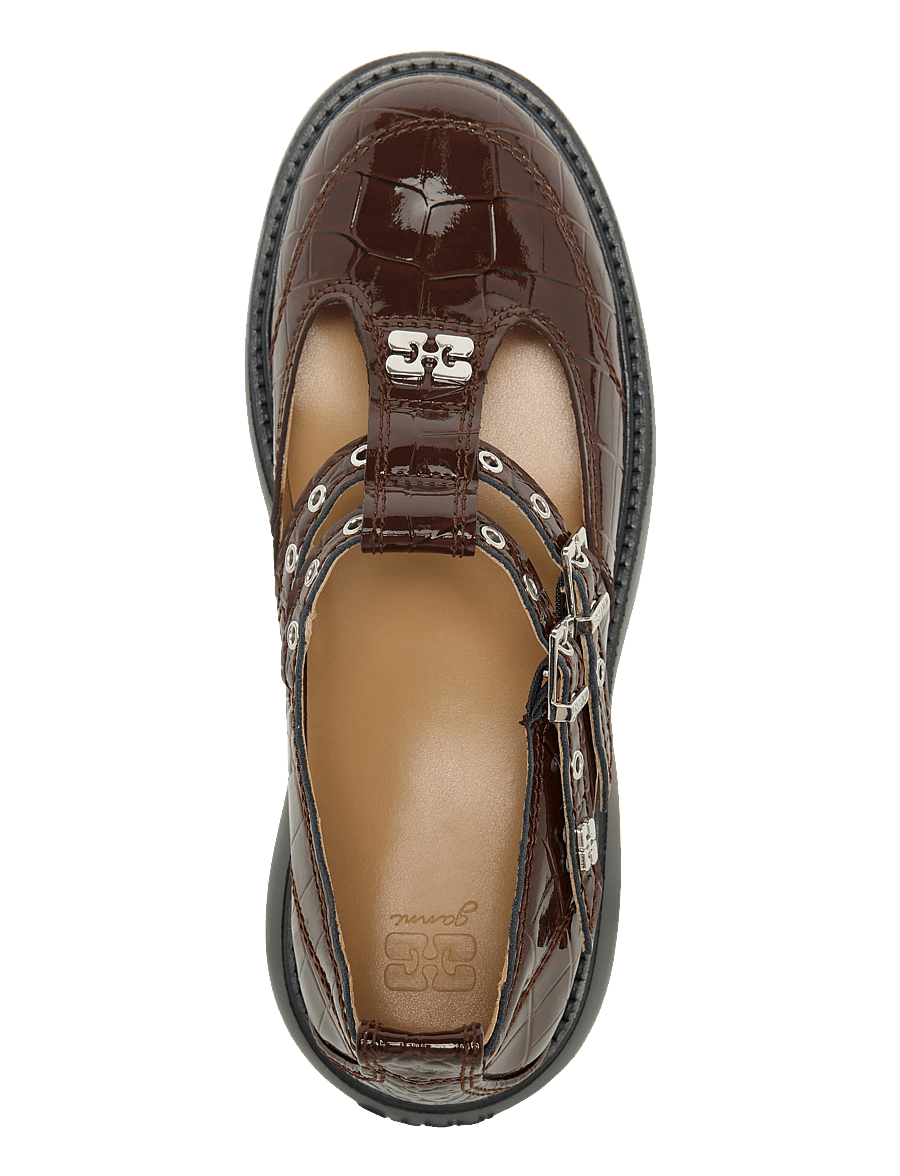 Ganni - Butterfly Loafers - besondere anlässe - brown - 3