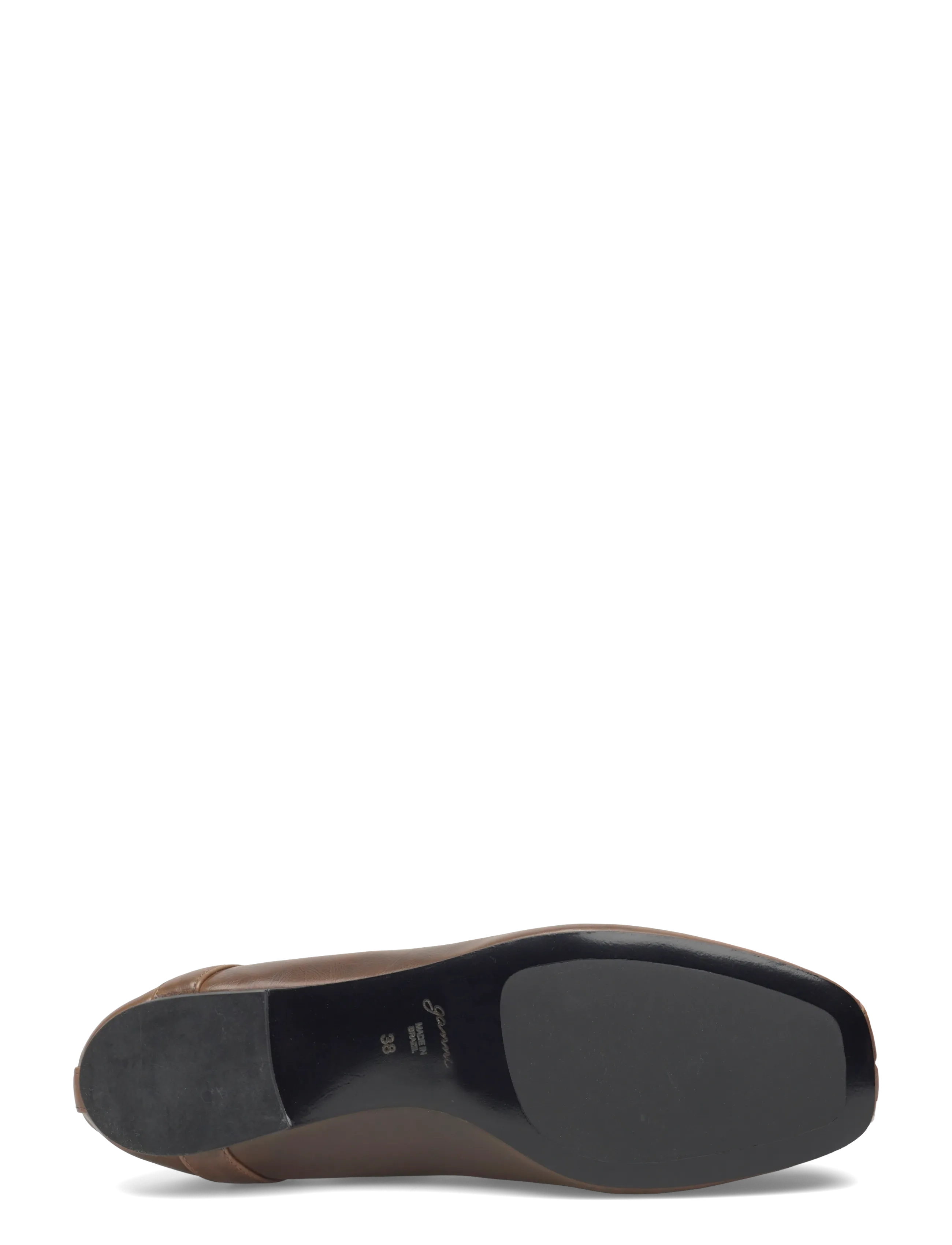 Ganni - Eyelets Lace Up Ballerina Crinkle Oleatex - besondere anlässe - brown - 4