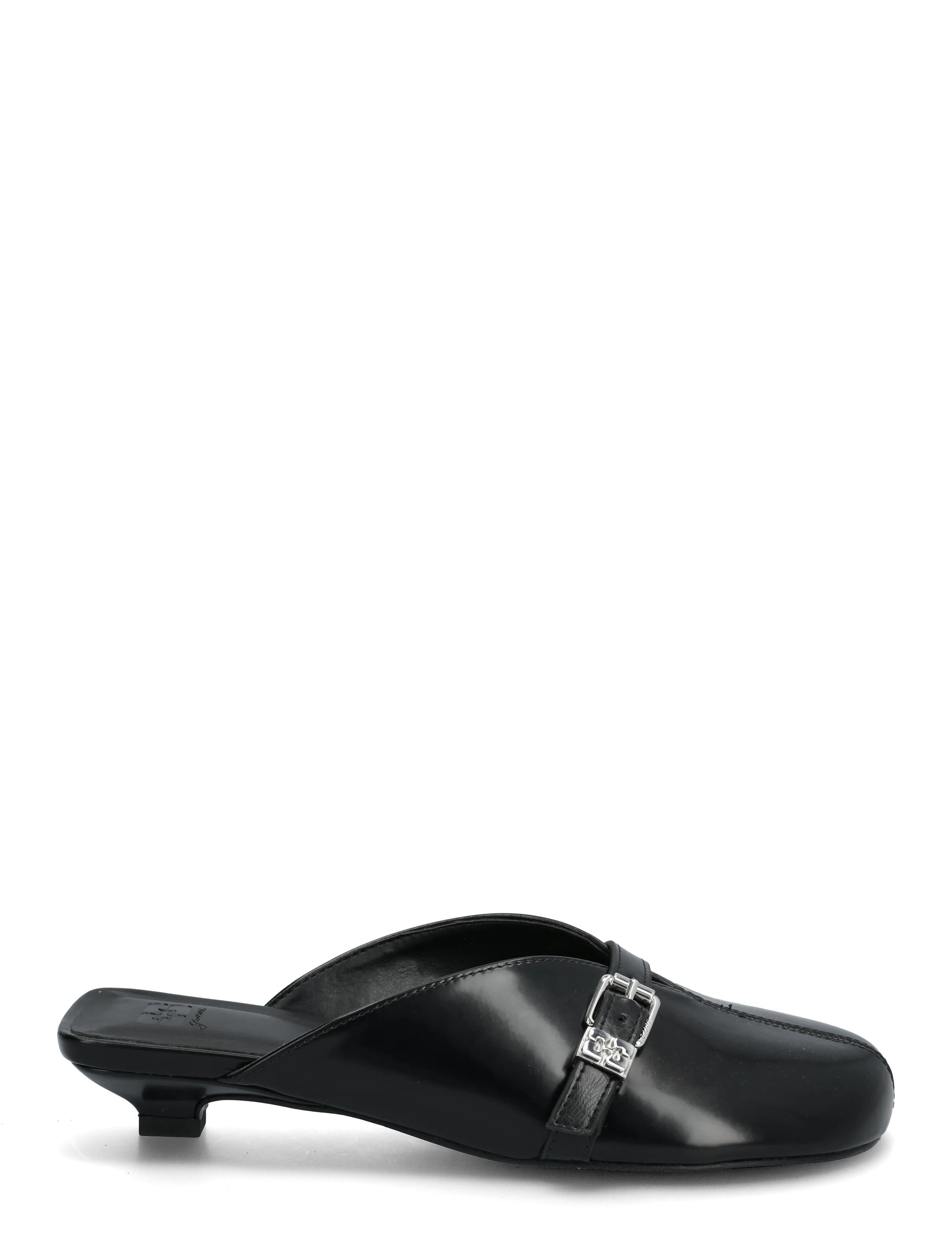 Sue Kitten Heel Mule Box Oleatex 3