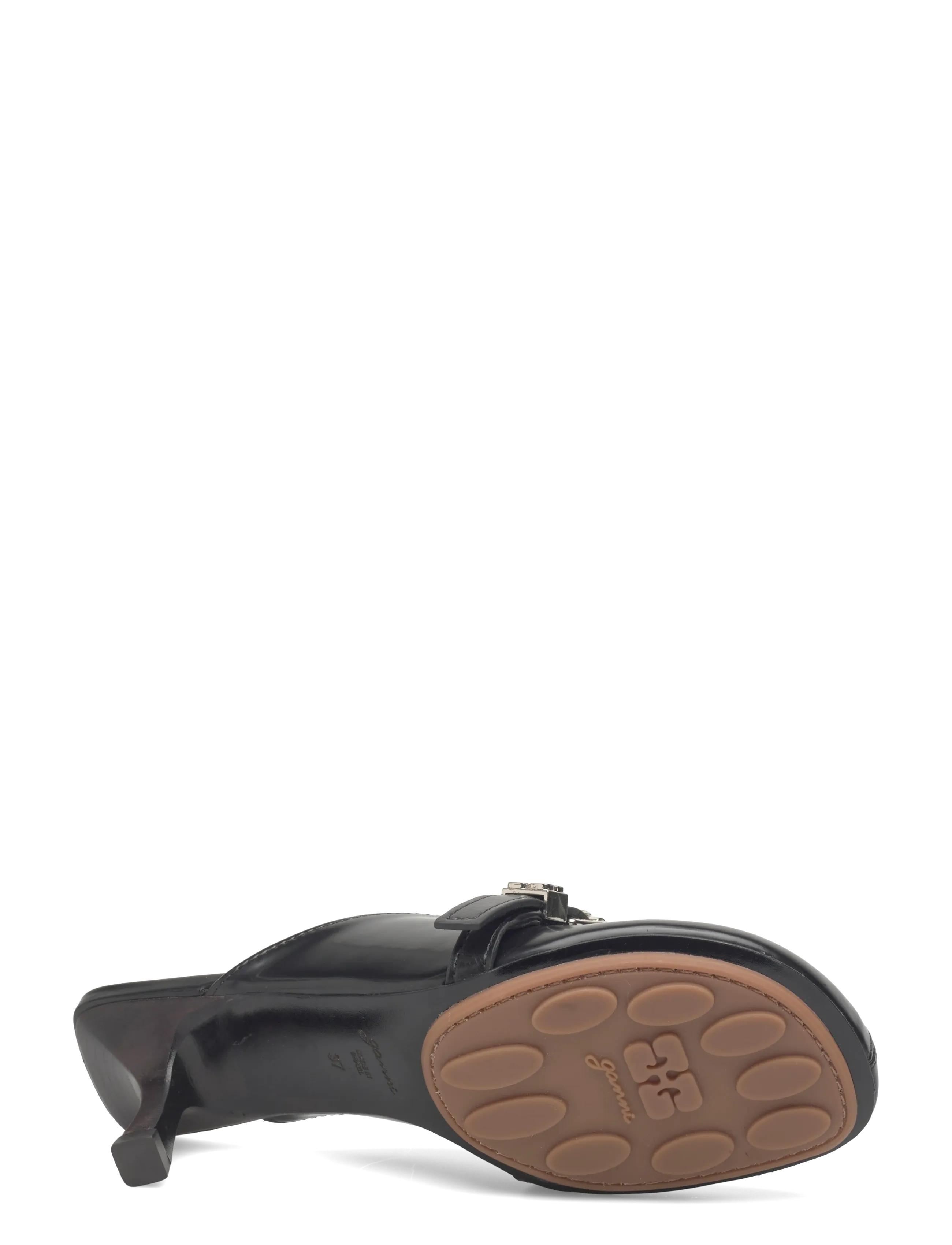 Sue Heeled Mule Box Oleatex 5