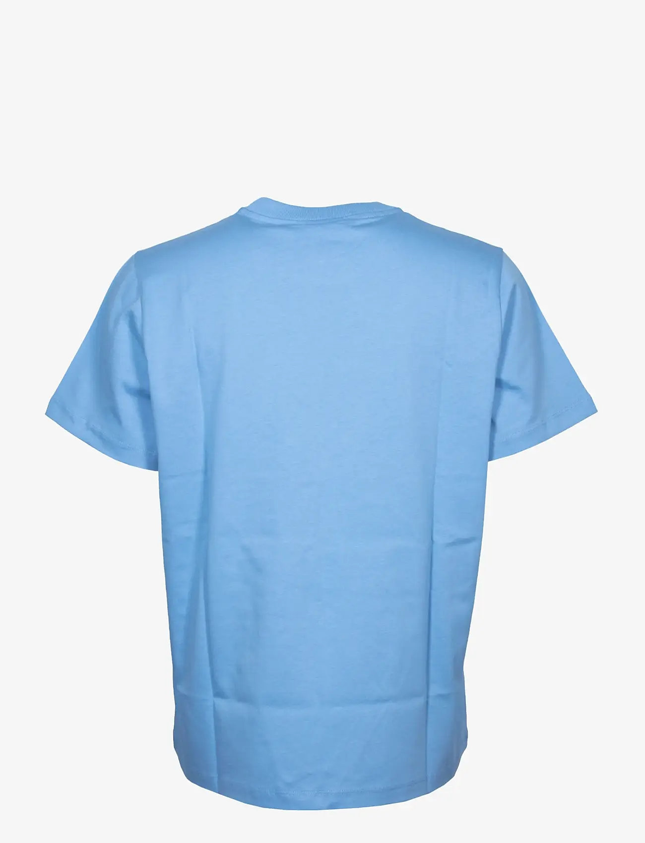 Ganni - Basic Jersey Tiger Relaxed T-shirt - t-shirts - blue - 1