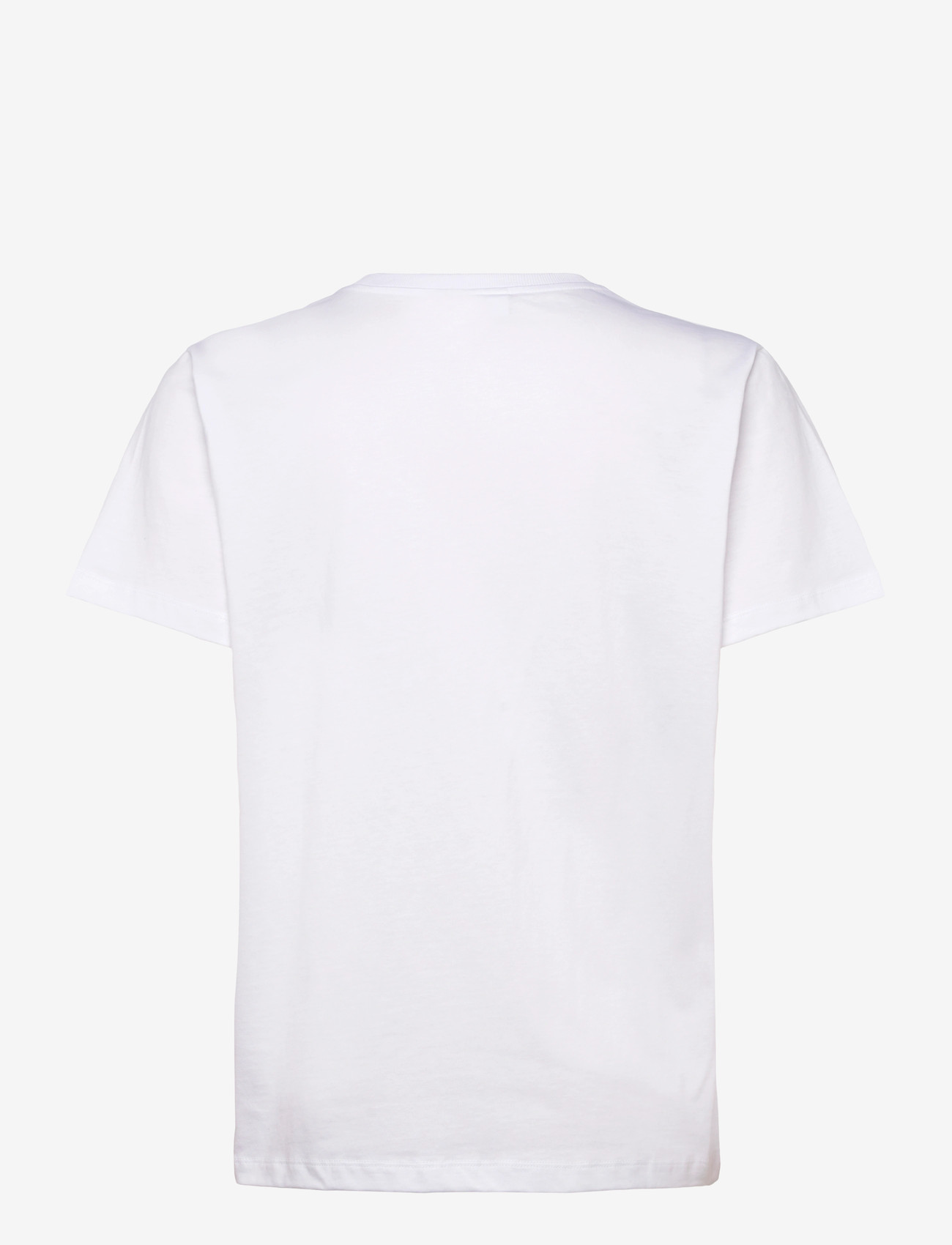 Ganni - White Basic Jersey Leopard Relaxed T-shirt - multicolored - 1