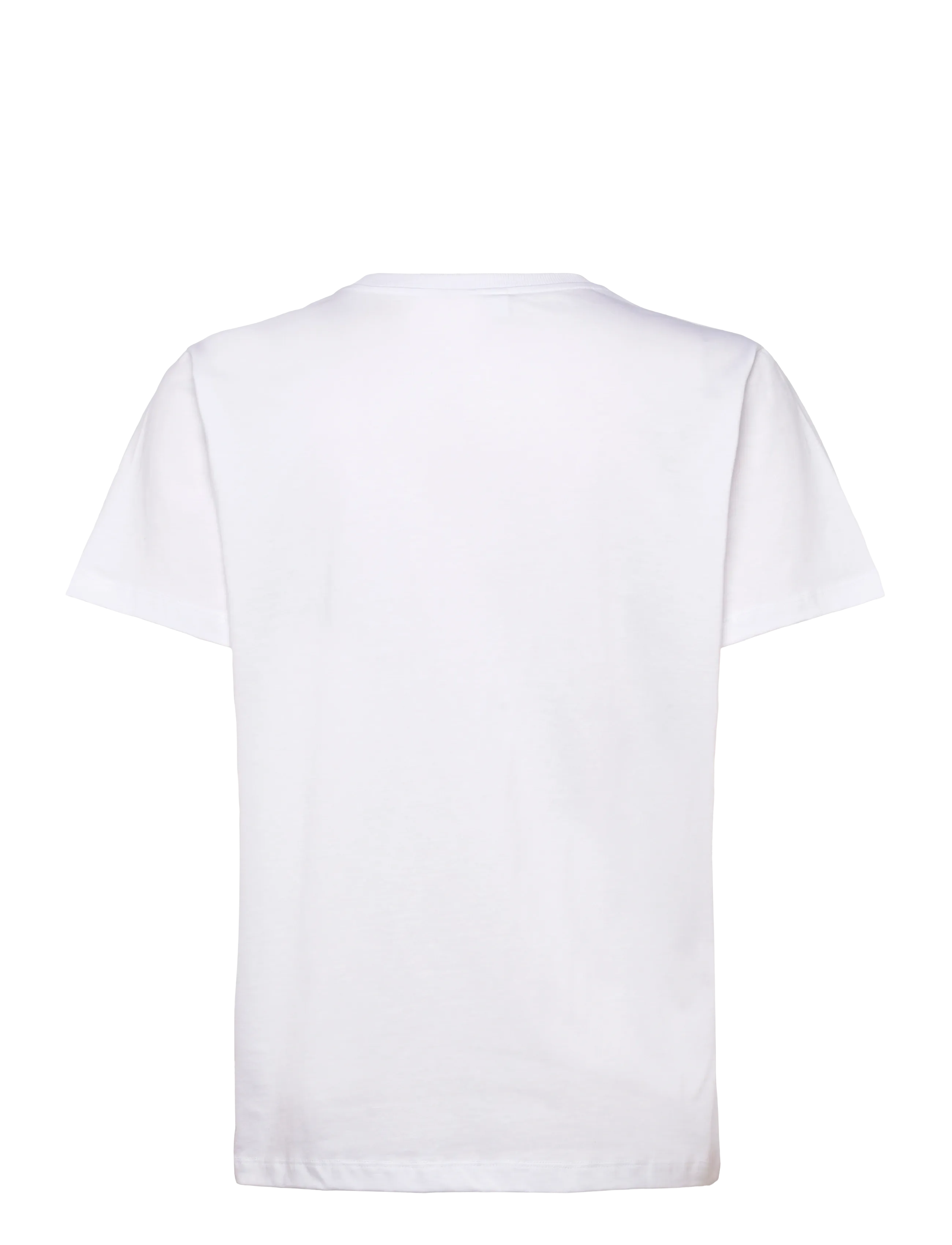 Ganni - White Basic Jersey Leopard Relaxed T-shirt - multicolored - 1