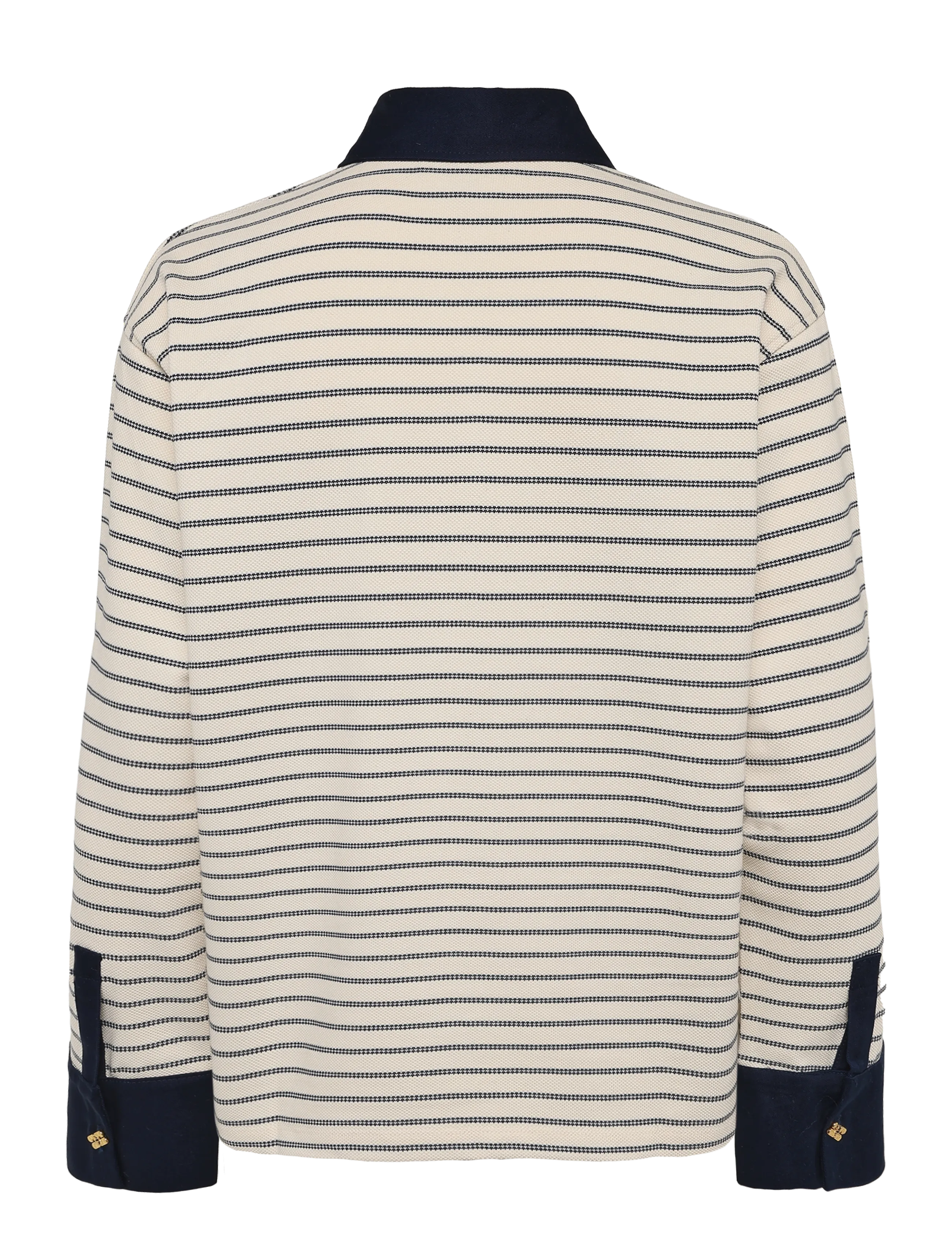 Ganni - Single Piquet Jersey Polo - multicolored - 1