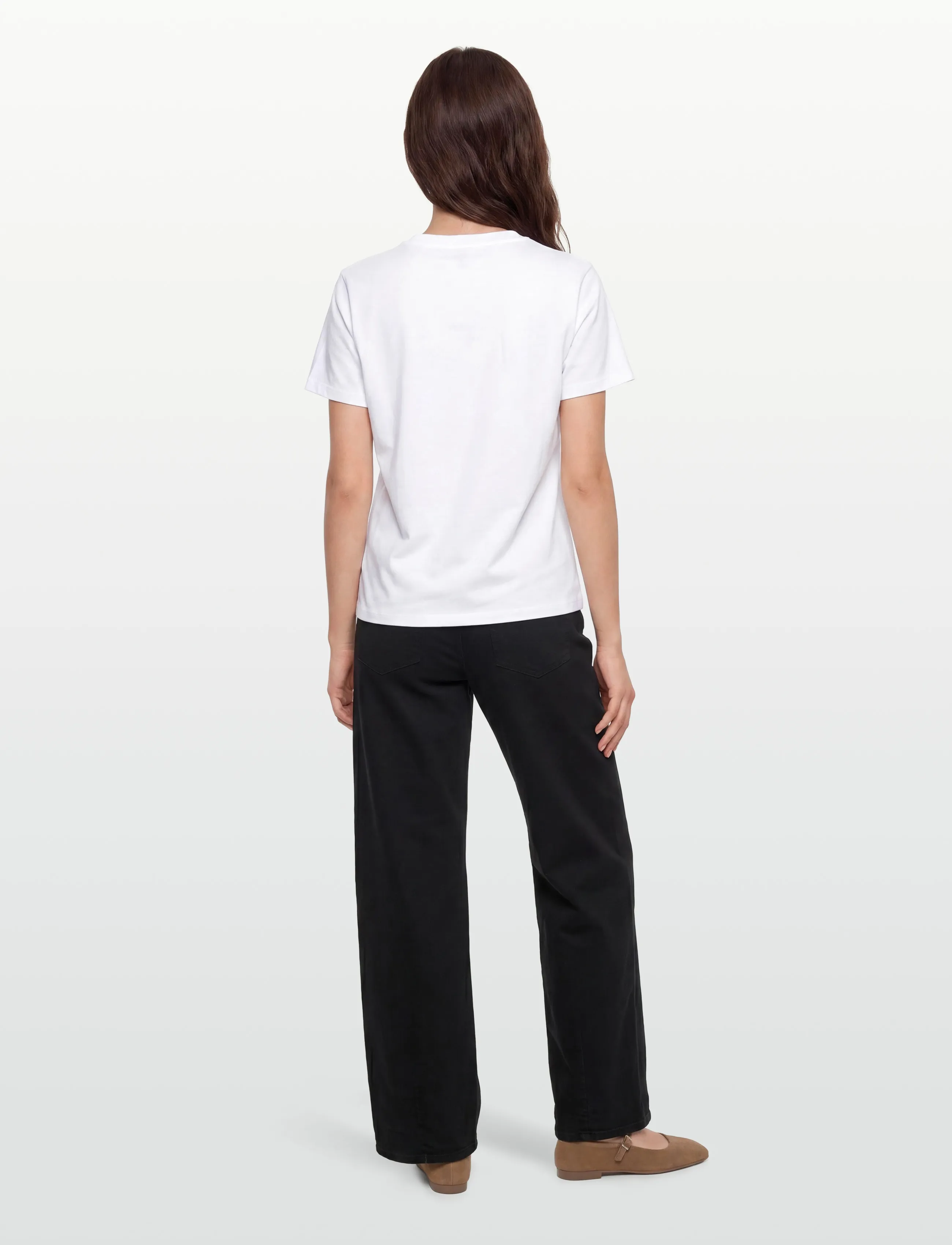 Ganni - "Have a Nice Day" t-shirt - white - 4