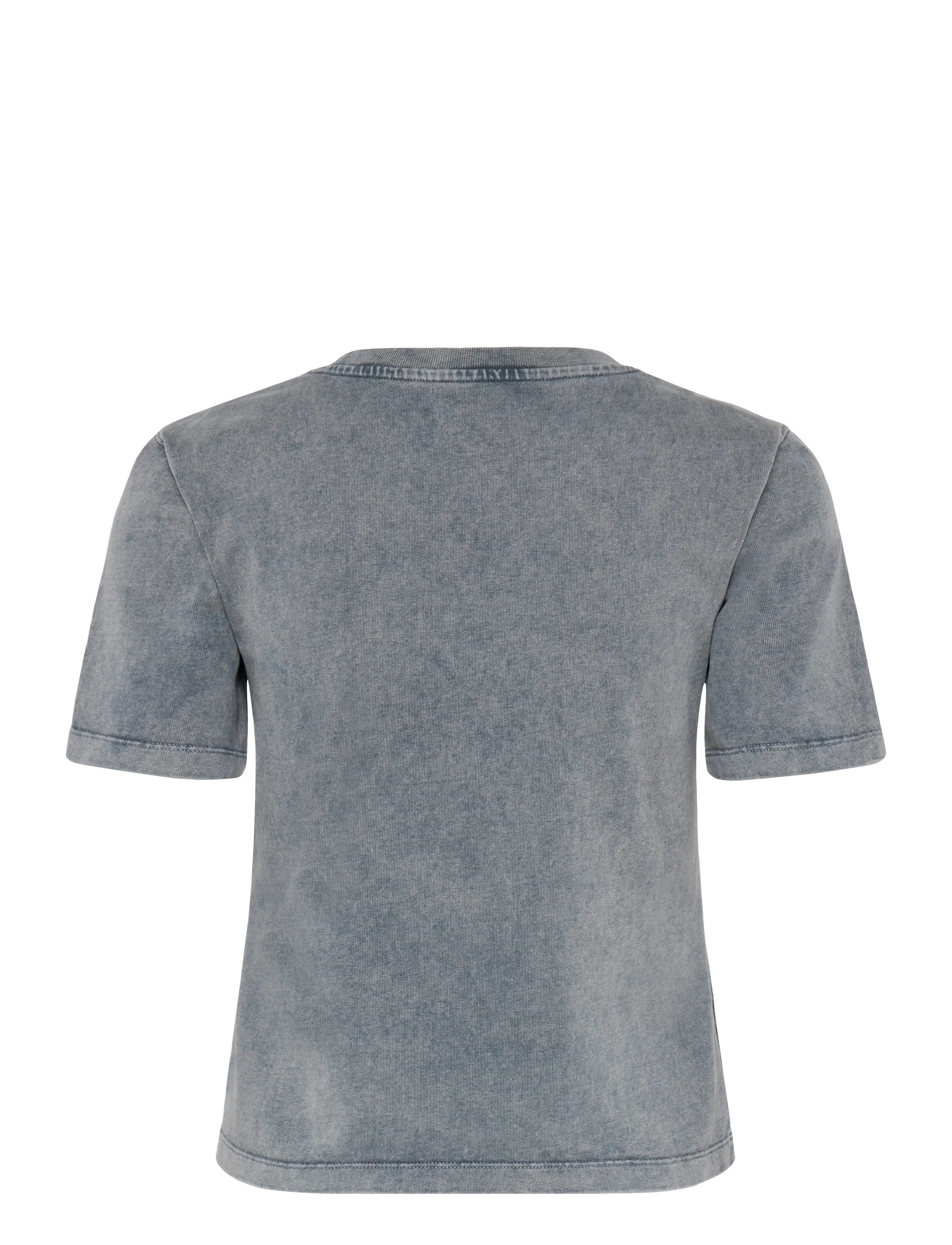 Ganni - Washed Heart T-Shirts - t-shirts - grey - 1