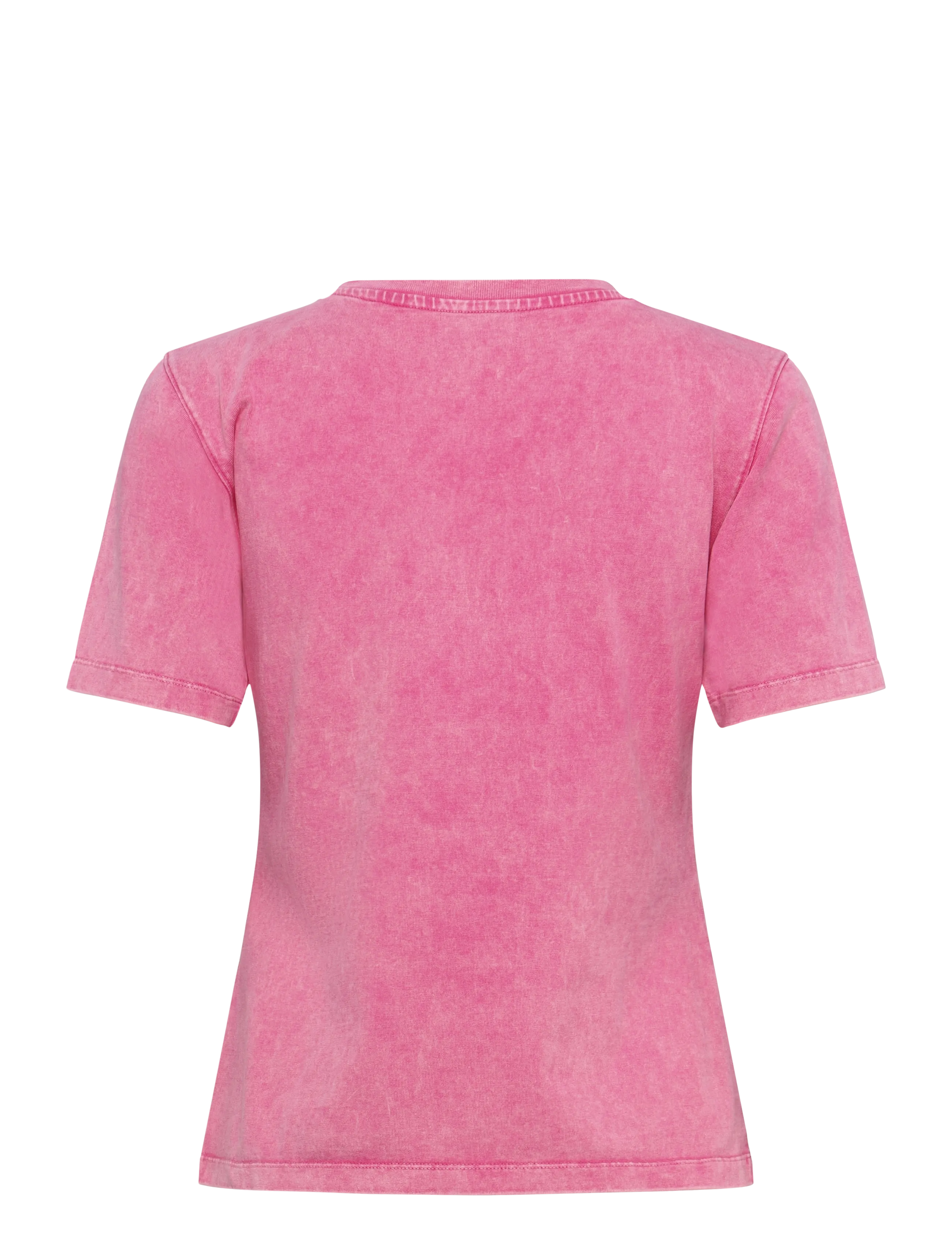 Ganni - Heavy Cotton Heart T Shirt - pink - 1
