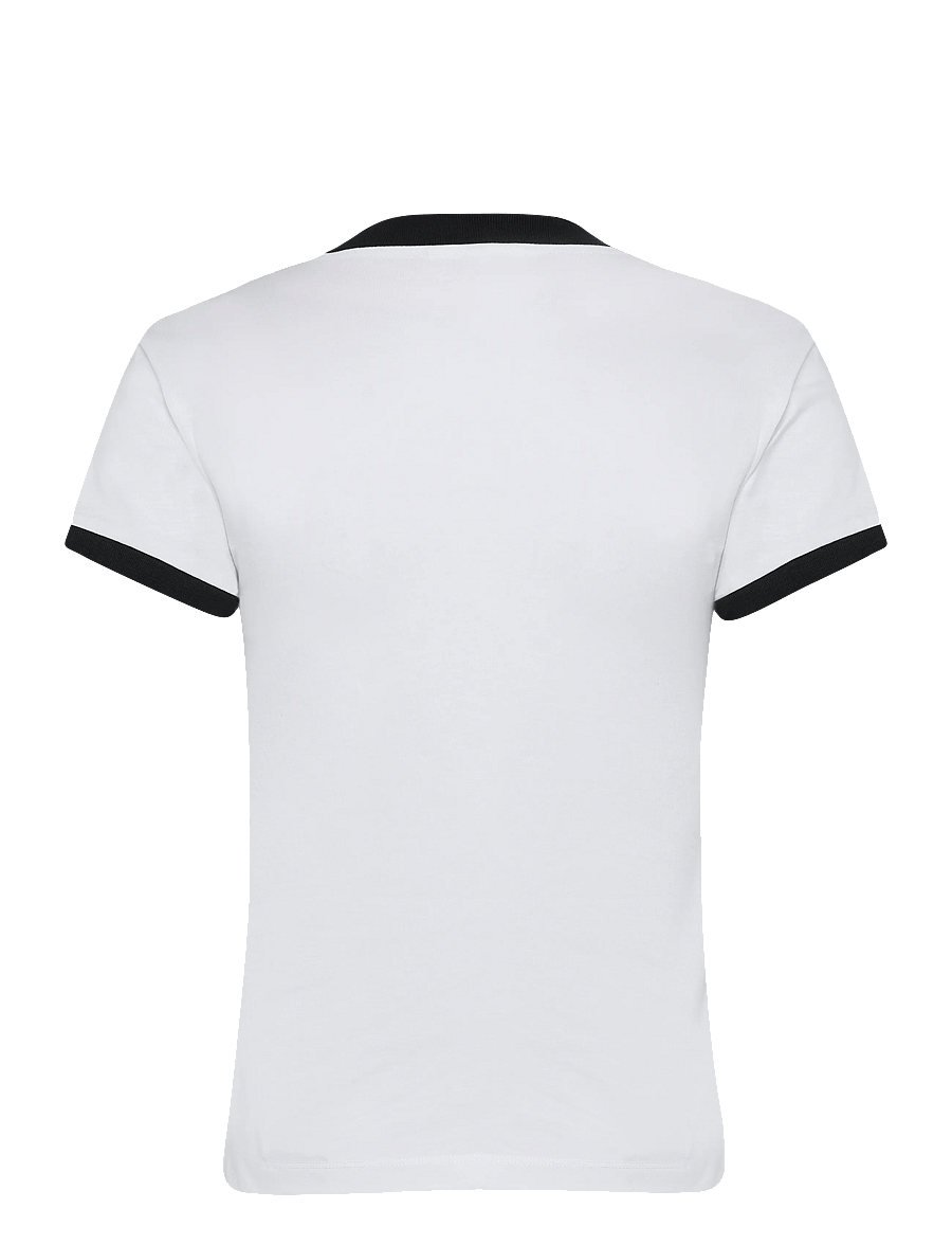Ganni - Cotton Jersey T Shirt - t-särgid - white - 1