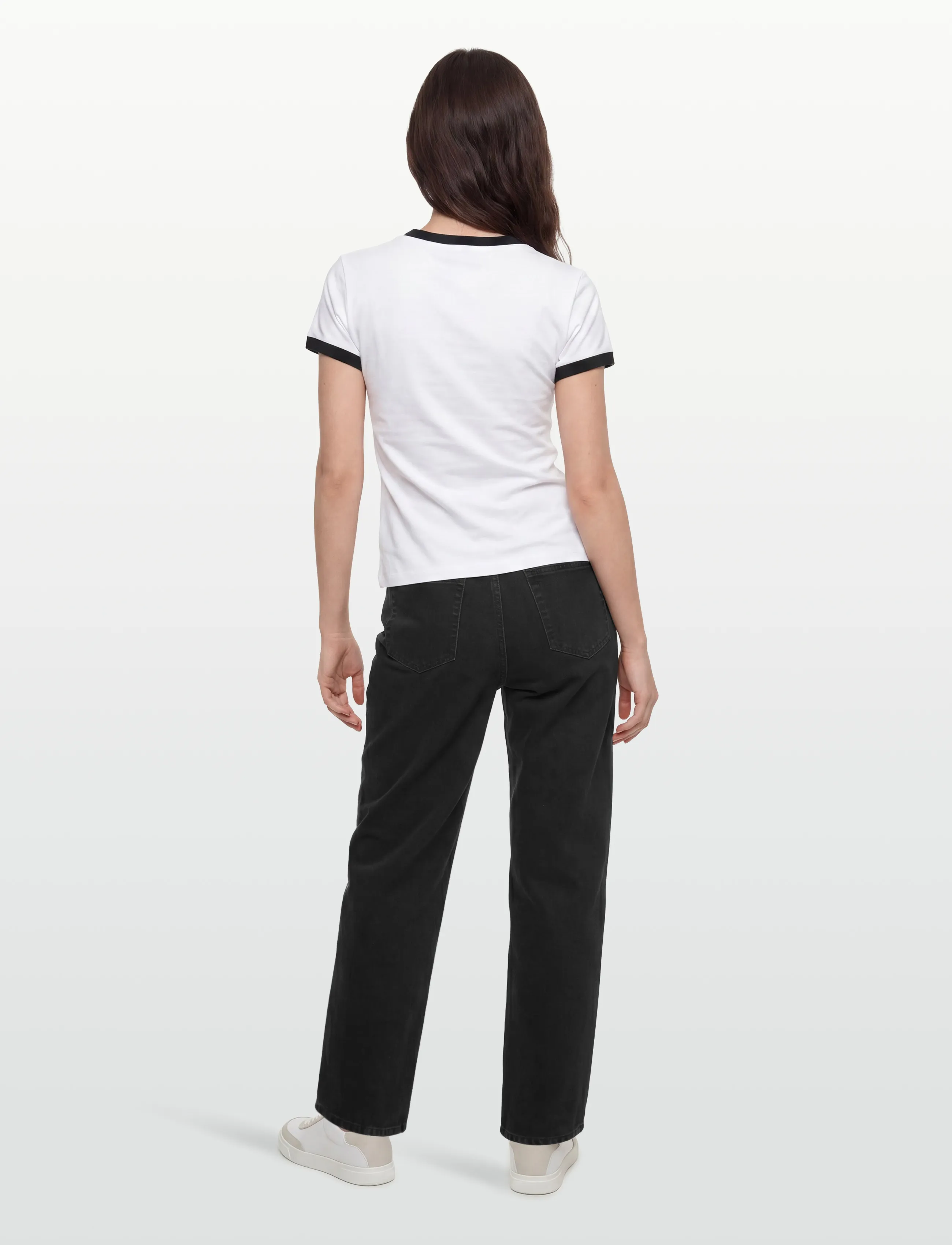 Ganni - Cotton Jersey T Shirt - t-shirts - white - 4
