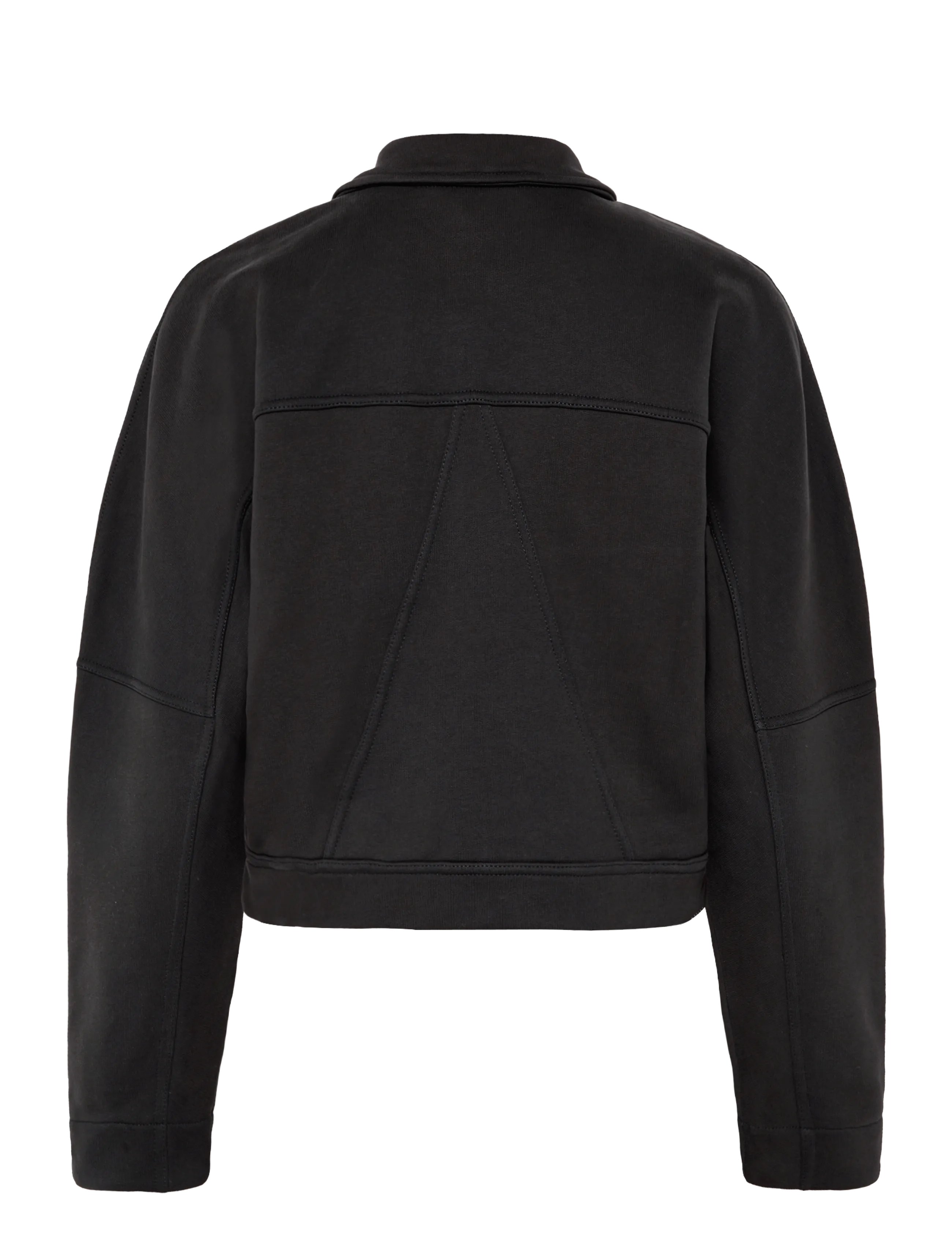Ganni - Heavy Terry Jersey Bomber Jacket - frühlingsjacken - grey - 1